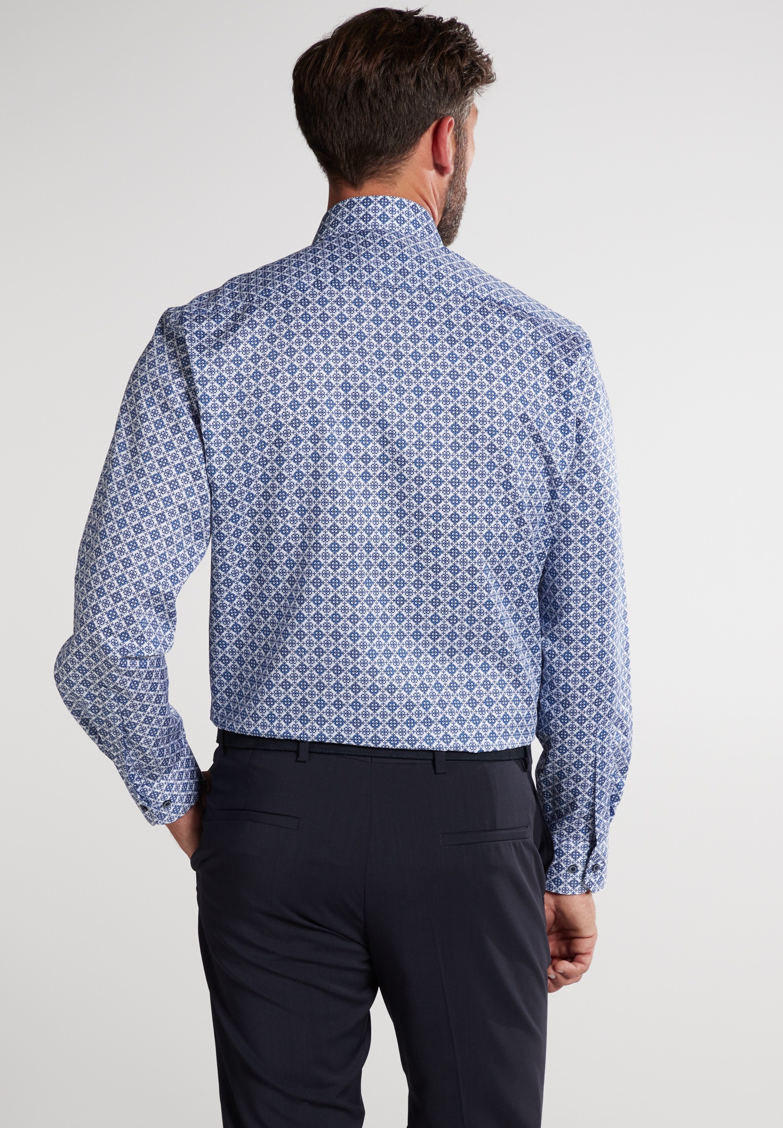 Eterna Langarmhemd »MODERN FIT«, EASY IRON (bügelleicht)
