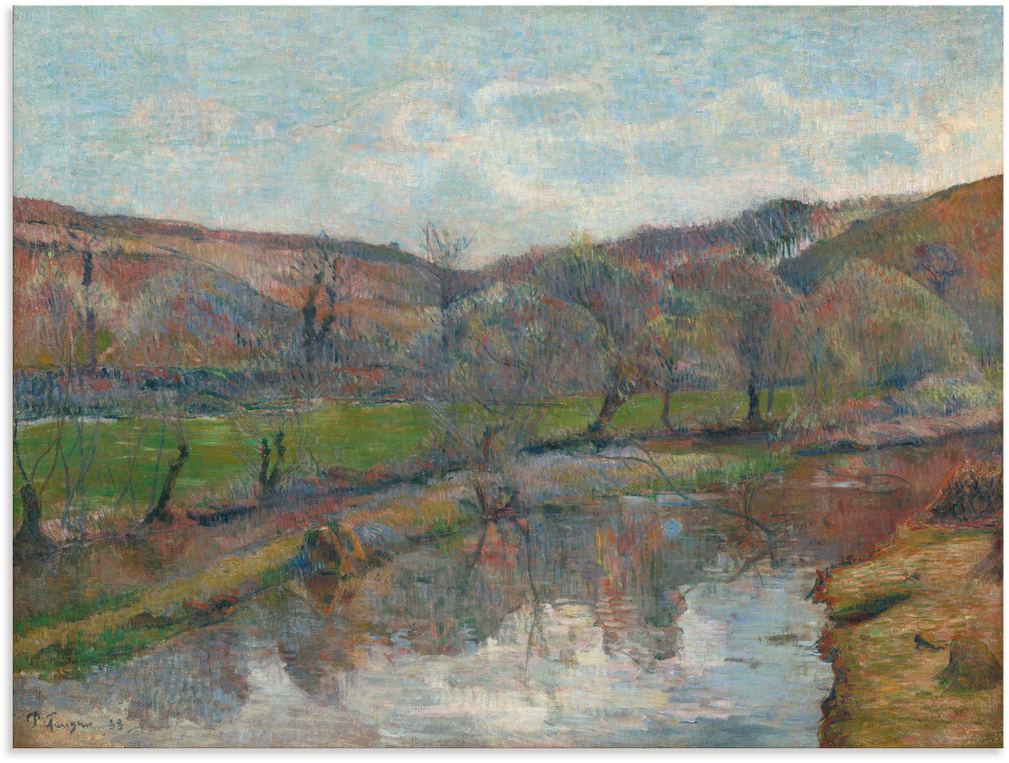 Image of Artland Wandbild »Bretonische Landschaft. 1888«, Gewässer, (1 St.), in vielen Grössen & Produktarten - Alubild / Outdoorbild für den Aussenbereich, Leinwandbild, Poster, Wandaufkleber / Wandtattoo auch für Badezimmer geeignet bei Ackermann Versand Schweiz