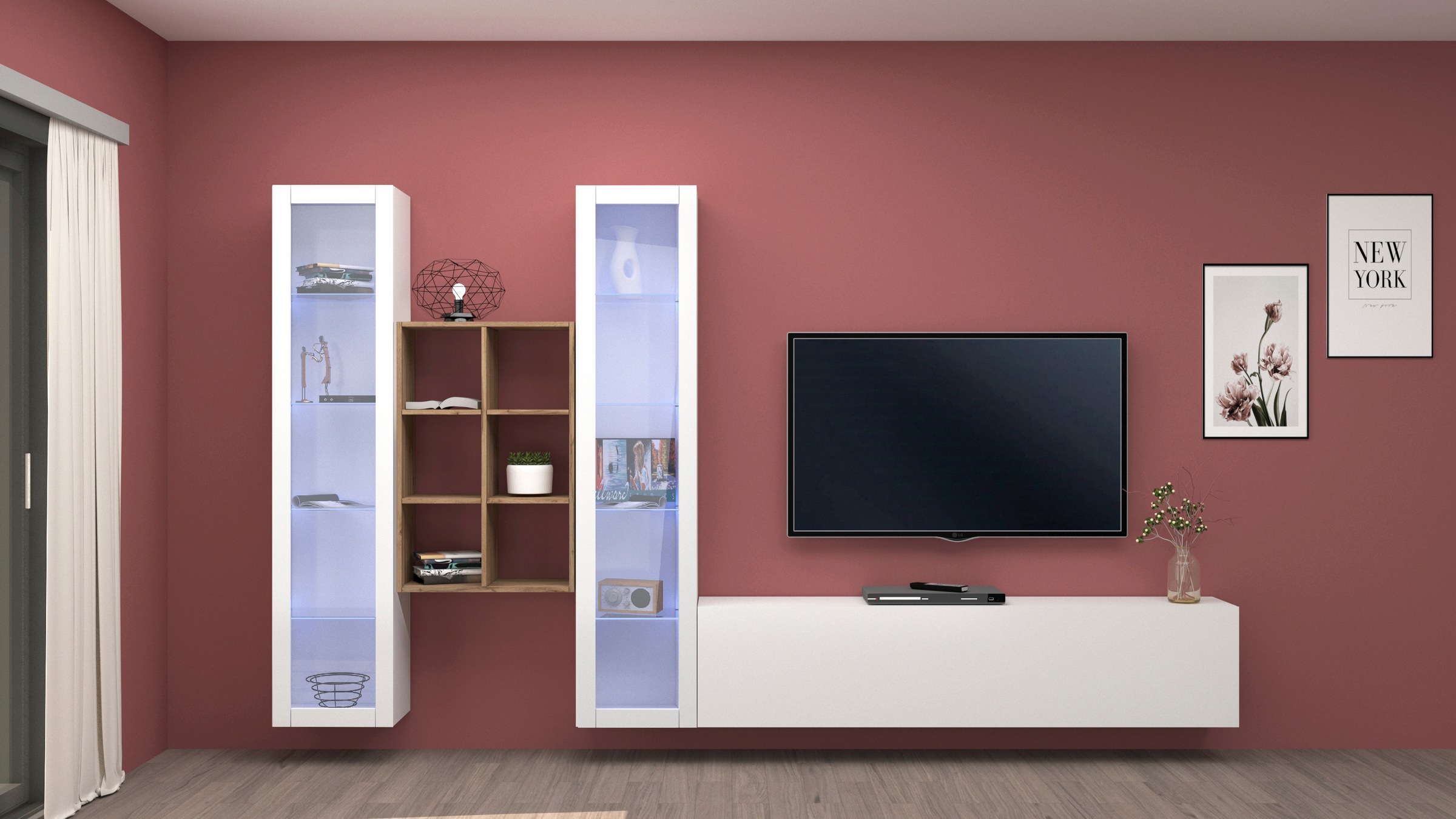 Home affaire Wohnwand »Maruska« 1 Stk. tlg.