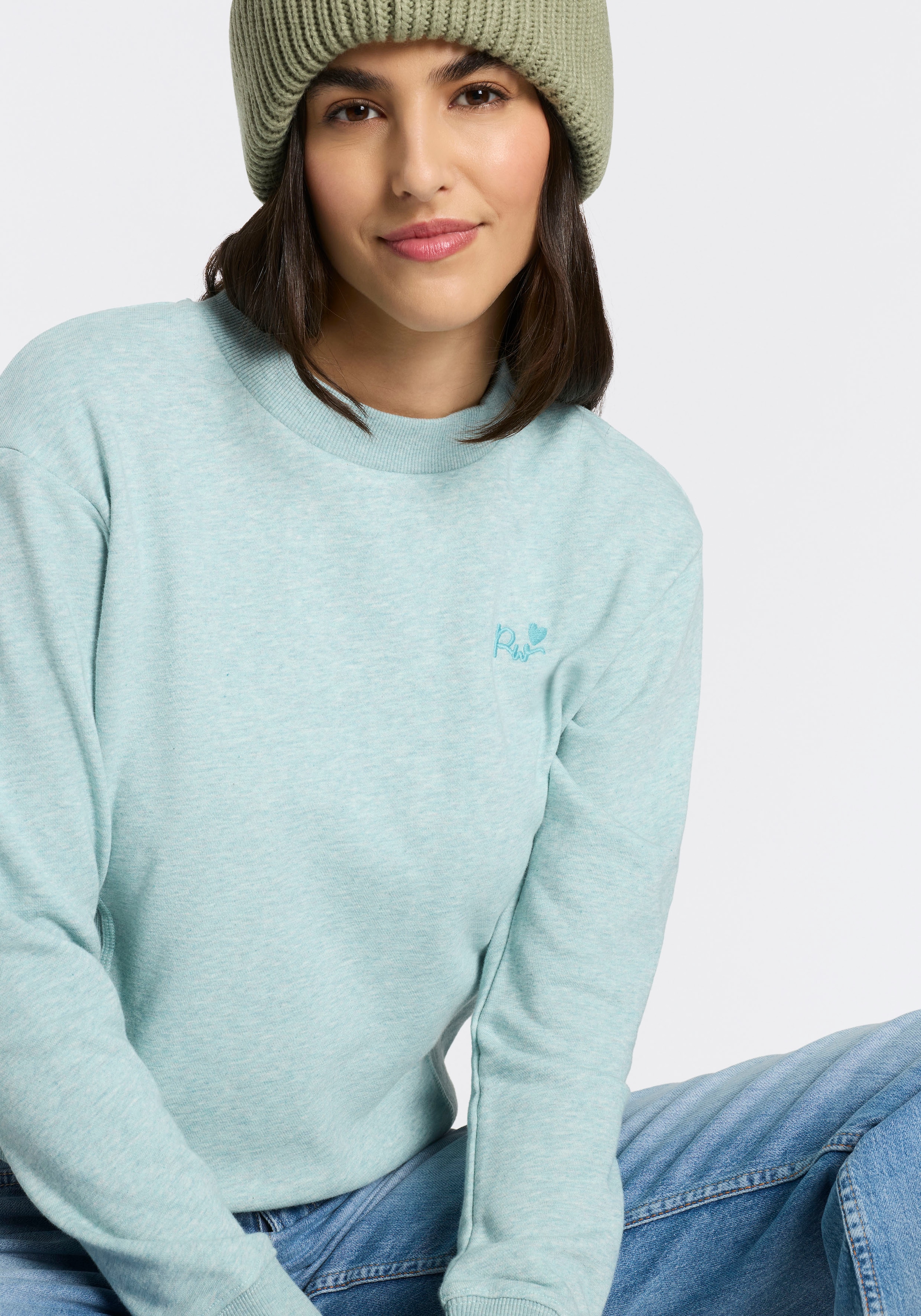 Ragwear Sweatshirt »AZALLEA O«, mit Logostickerei
