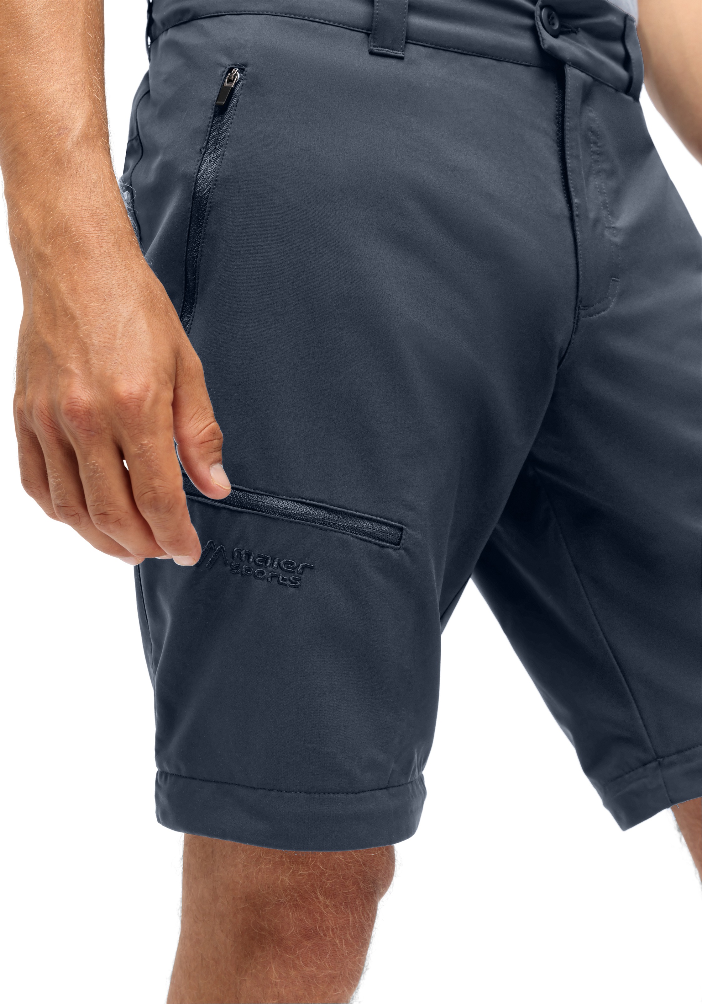 Maier Sports Pantalon de plein air »Tajo Zip Loop«  Herren Zip-Off Wanderhose, atmungsaktive Trekkinghose, Regular Fit