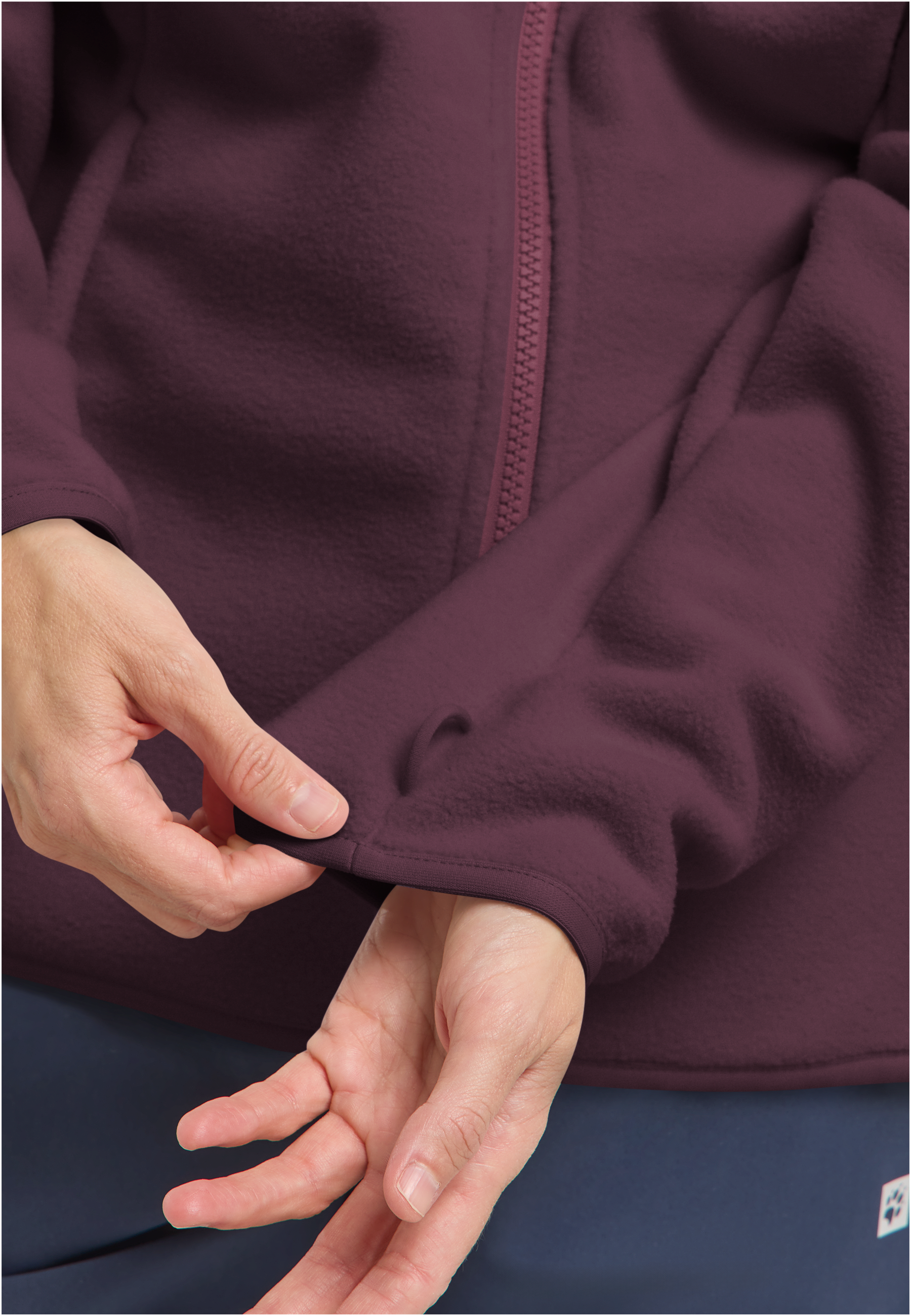 Jack Wolfskin Fleecejacke »Moonrise« für Wandern und Trekking, aus recyceltem POLARTEC 200-Material