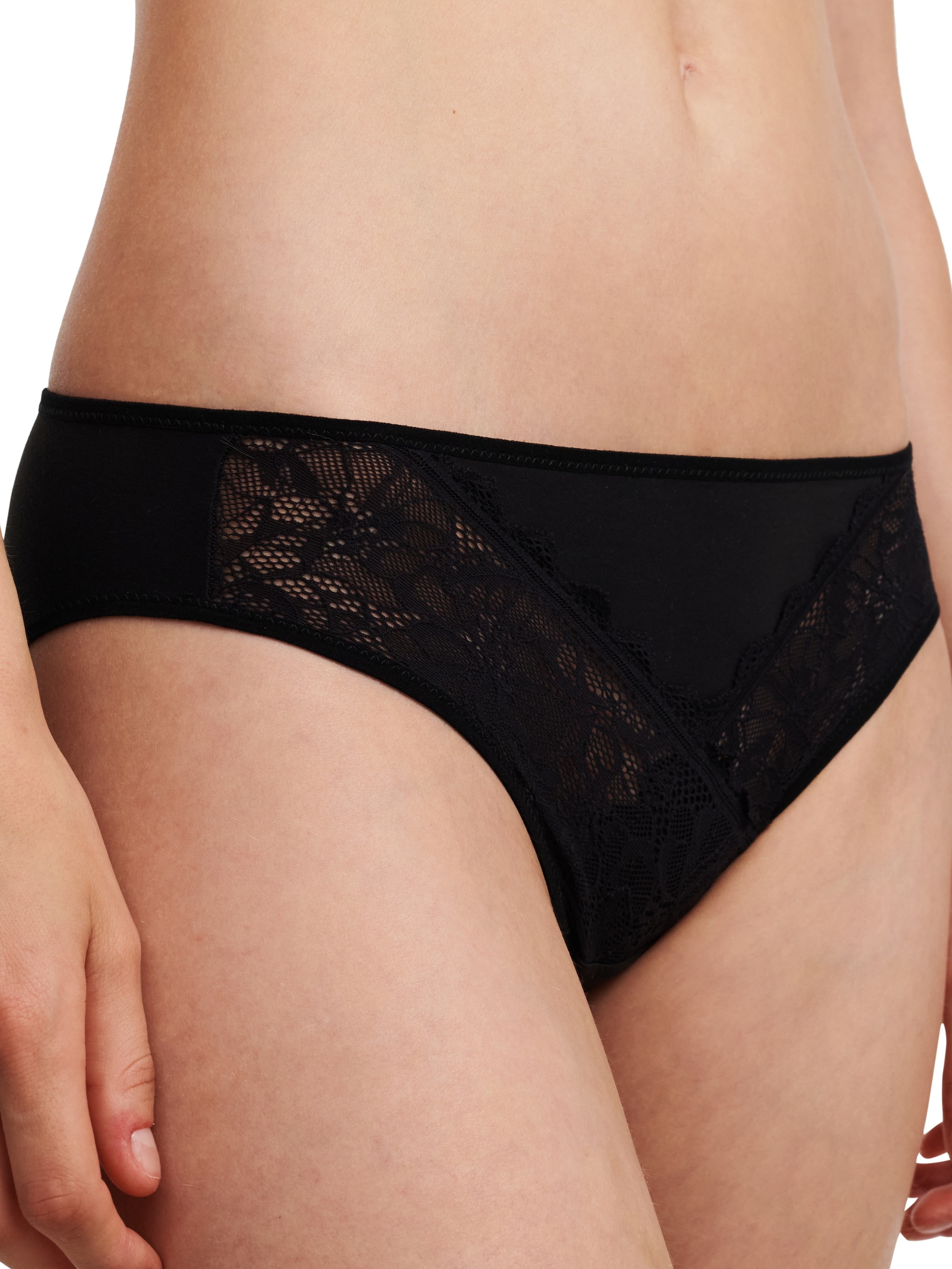 Chantelle Slip miniature »FLORAL TOUCH« dentelle, tissu opaque