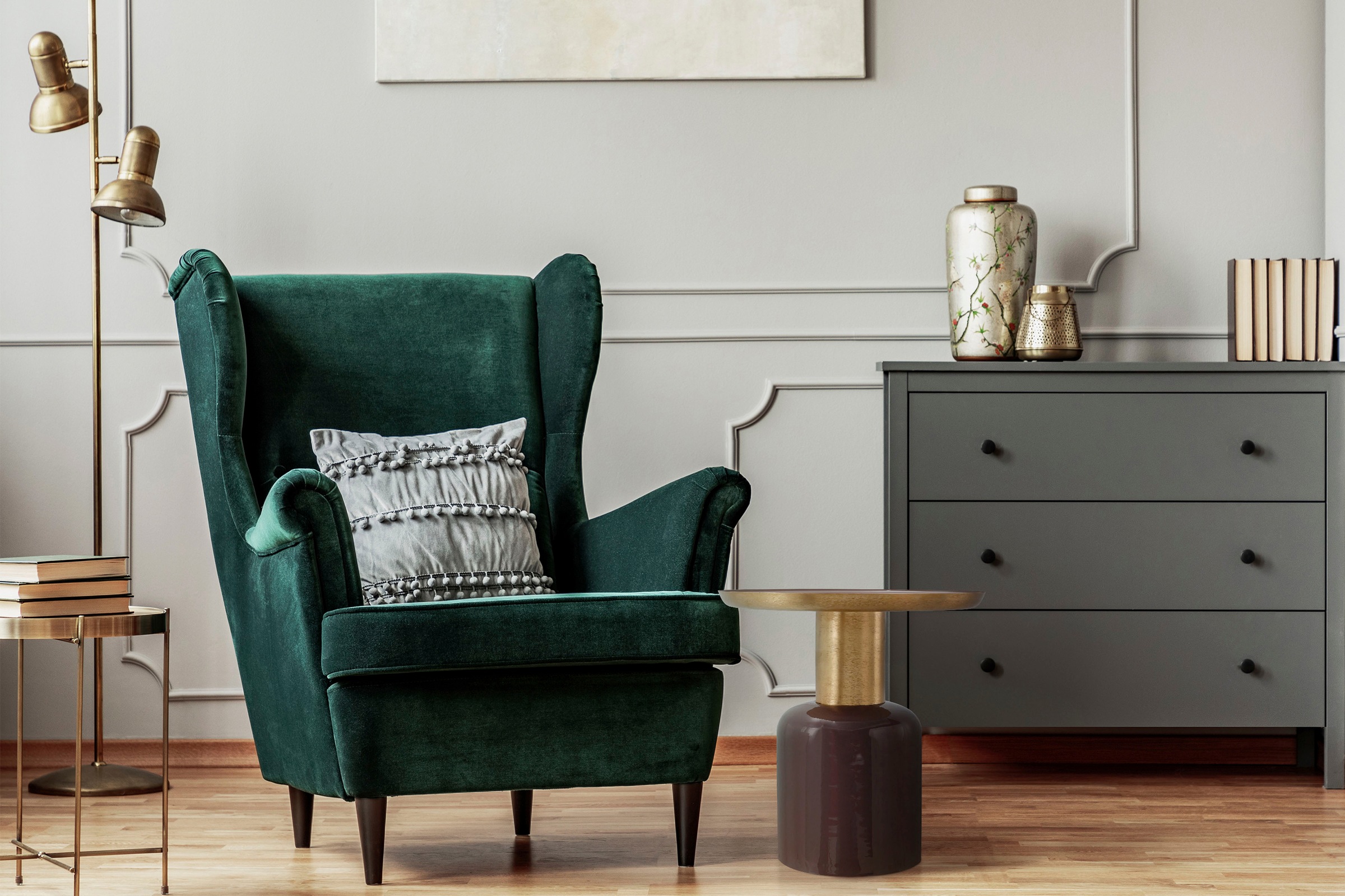 Kayoom Beistelltisch "Art Deco 825, Abstelltisch aus Metall,funktional und stabil" 1 Stk. tlg. Dekorativ, glanzvolle Lackierung, stilvolles Design