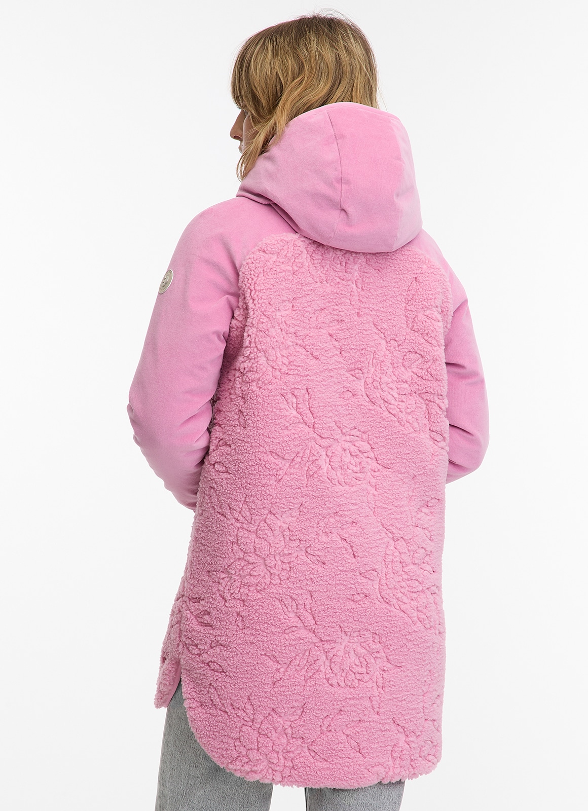 Ragwear Kapuzenplüschjacke »LONGEDDY« ohne Kapuze