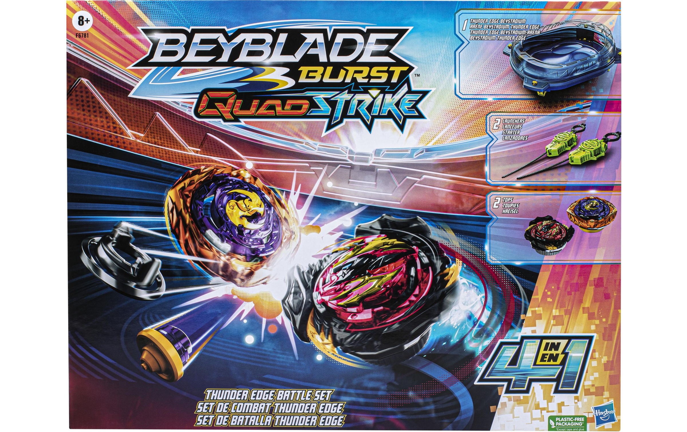 Beyblade Spiel »Beyblade Burst QuadStrike Thunder Edge Battle«