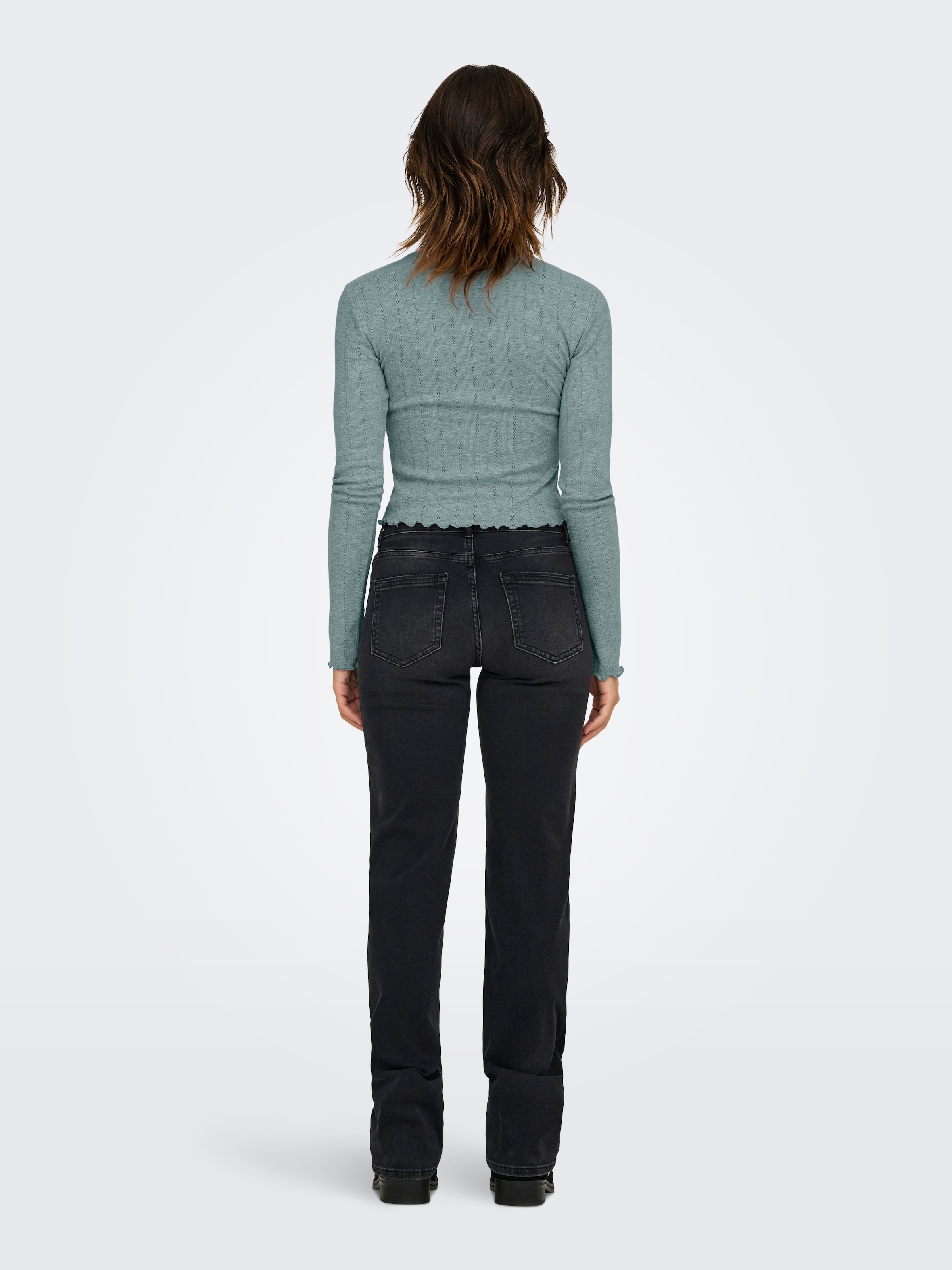ONLY Langarmshirt »ONLCARLOTTA L/S WRAP TOP JRS«
