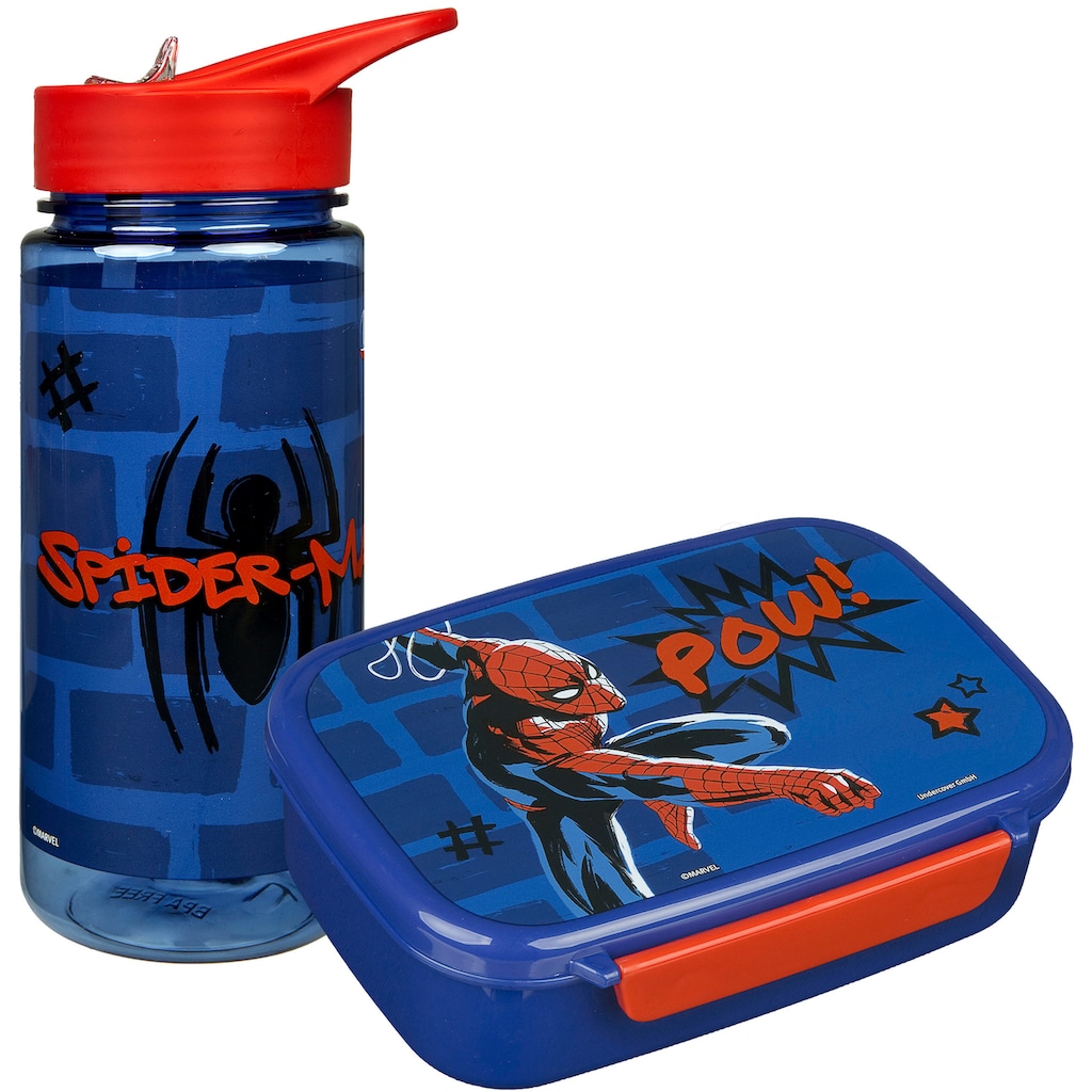 Scooli Lunchbox »Spider Man«, (Set, 2 tlg.)