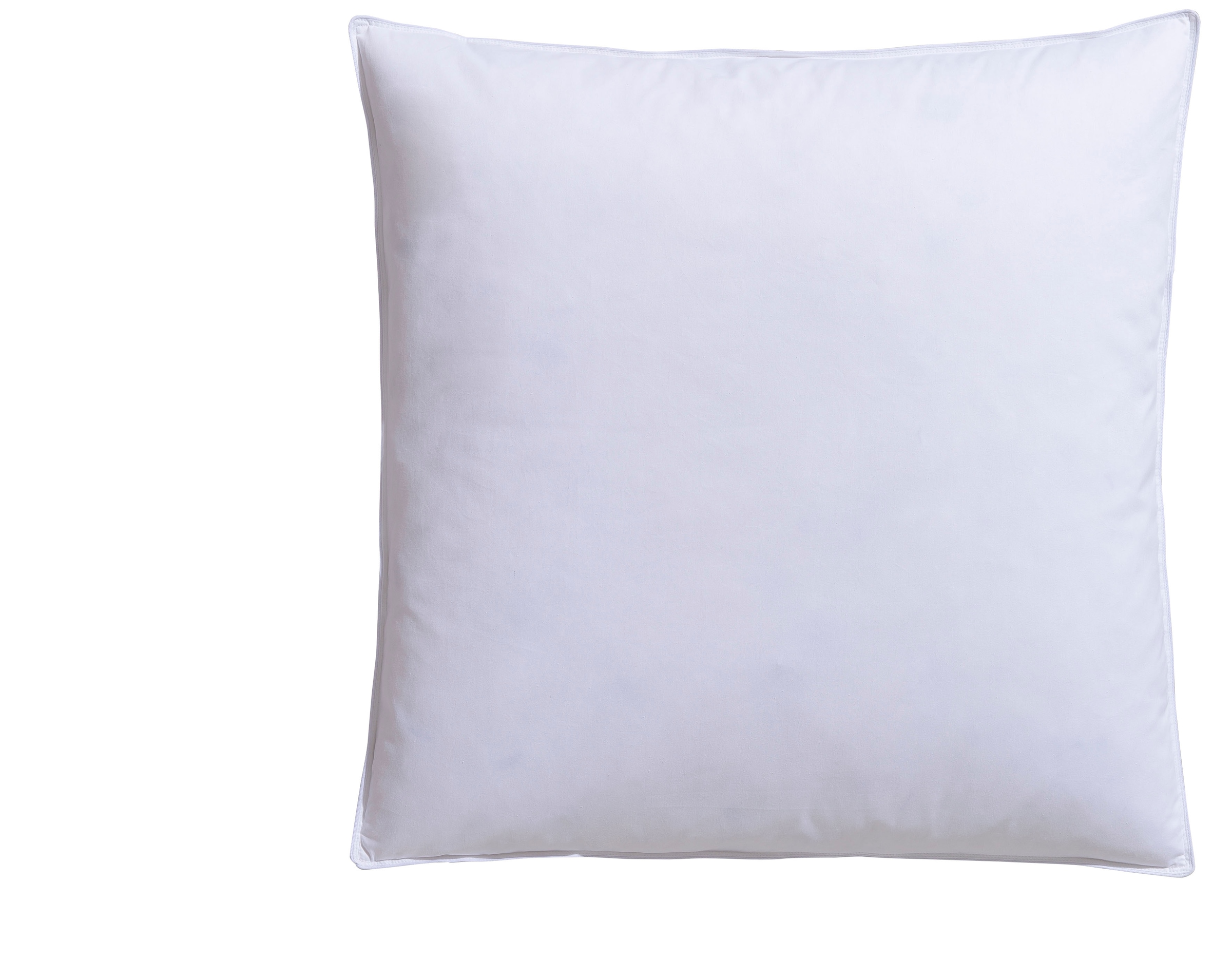 RIBECO Federkissen »Kopfkissen Laram, allergikergeeignetes Kissen, in 40x80 oder 80x80 cm«, Füllung: 90% Federn, 10% Daunen, Bezug: Baumwollgewebe, (1 St.), bietet optimale Stützkraft!