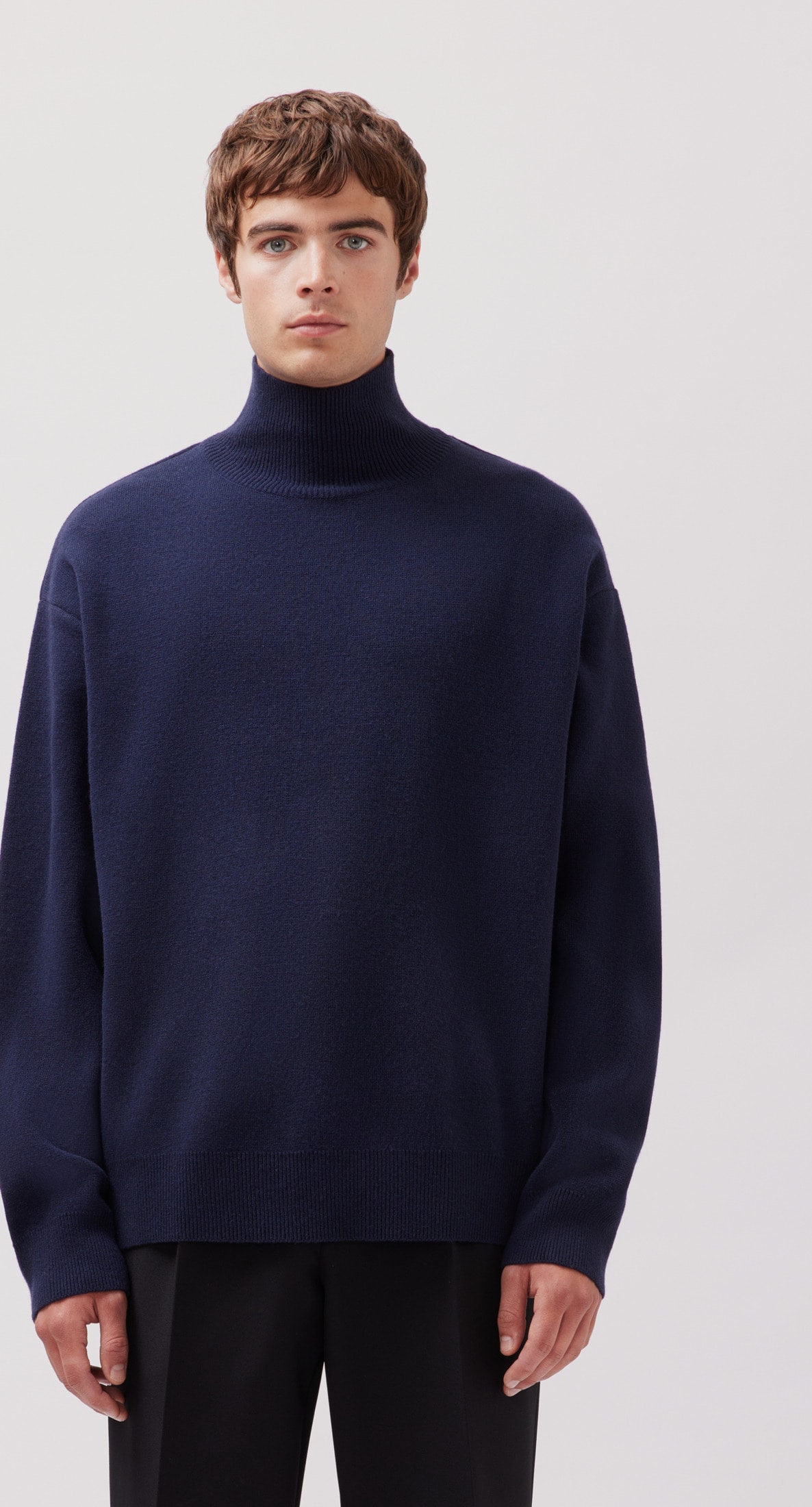 studio seidensticker Pull en tricot 1/1 Stehkragen Uni