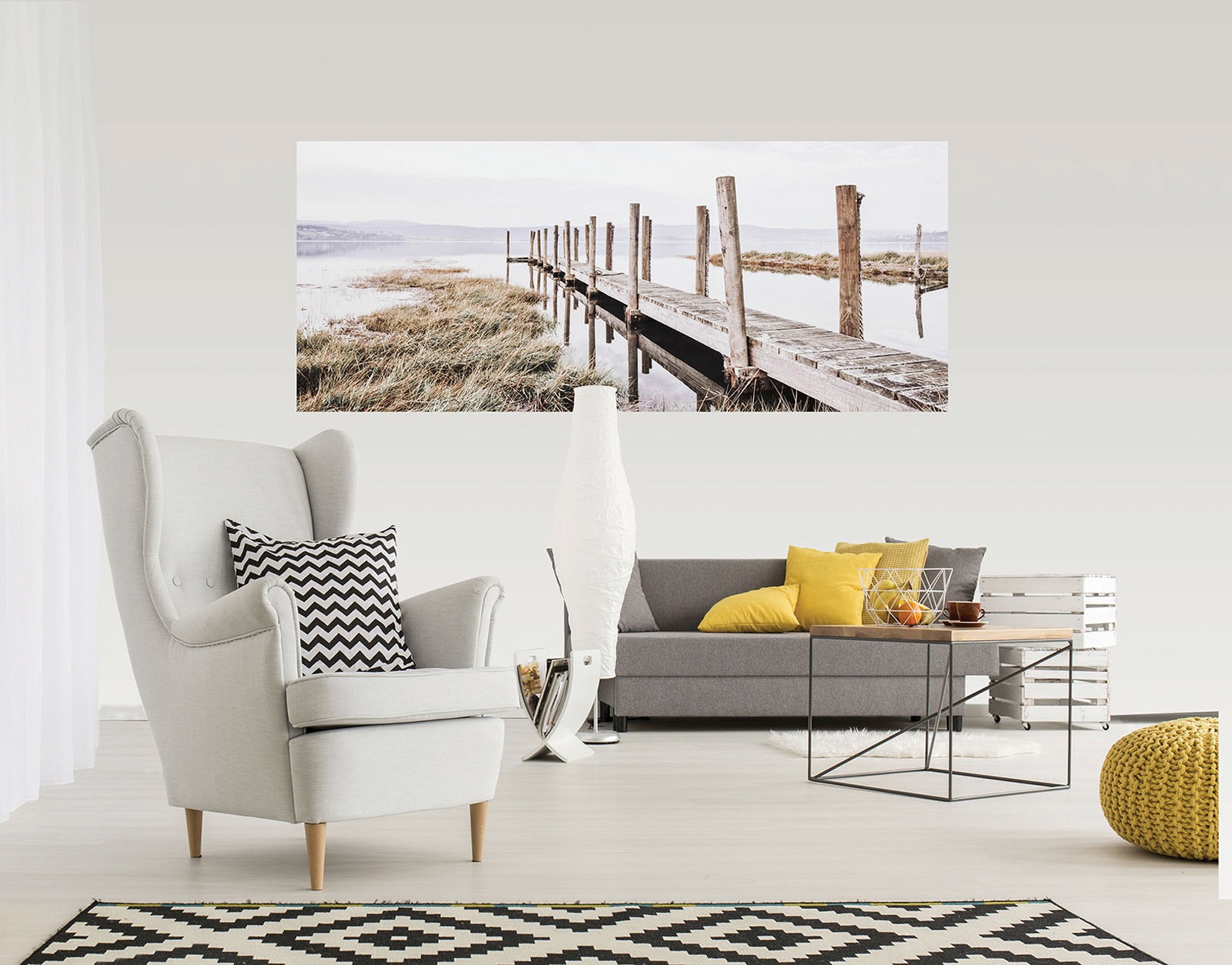 Image of Consalnet Vliestapete »BRÜCKE«, grafisch, 250 x 104 cm bei Ackermann Versand Schweiz