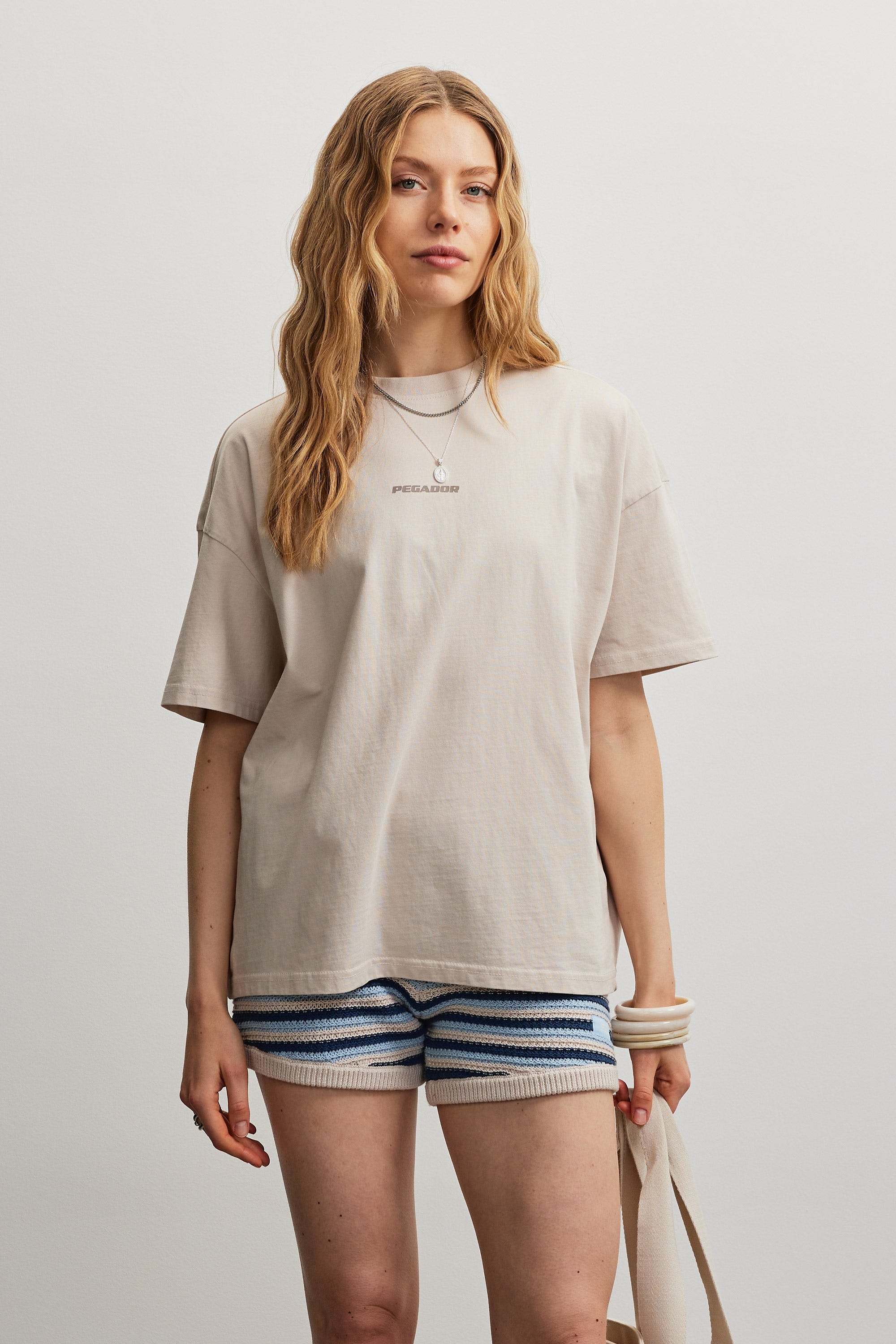 Image of PEGADOR T-Shirt "ARENDAL LOGO HEAVY OVERSIZED TEE"