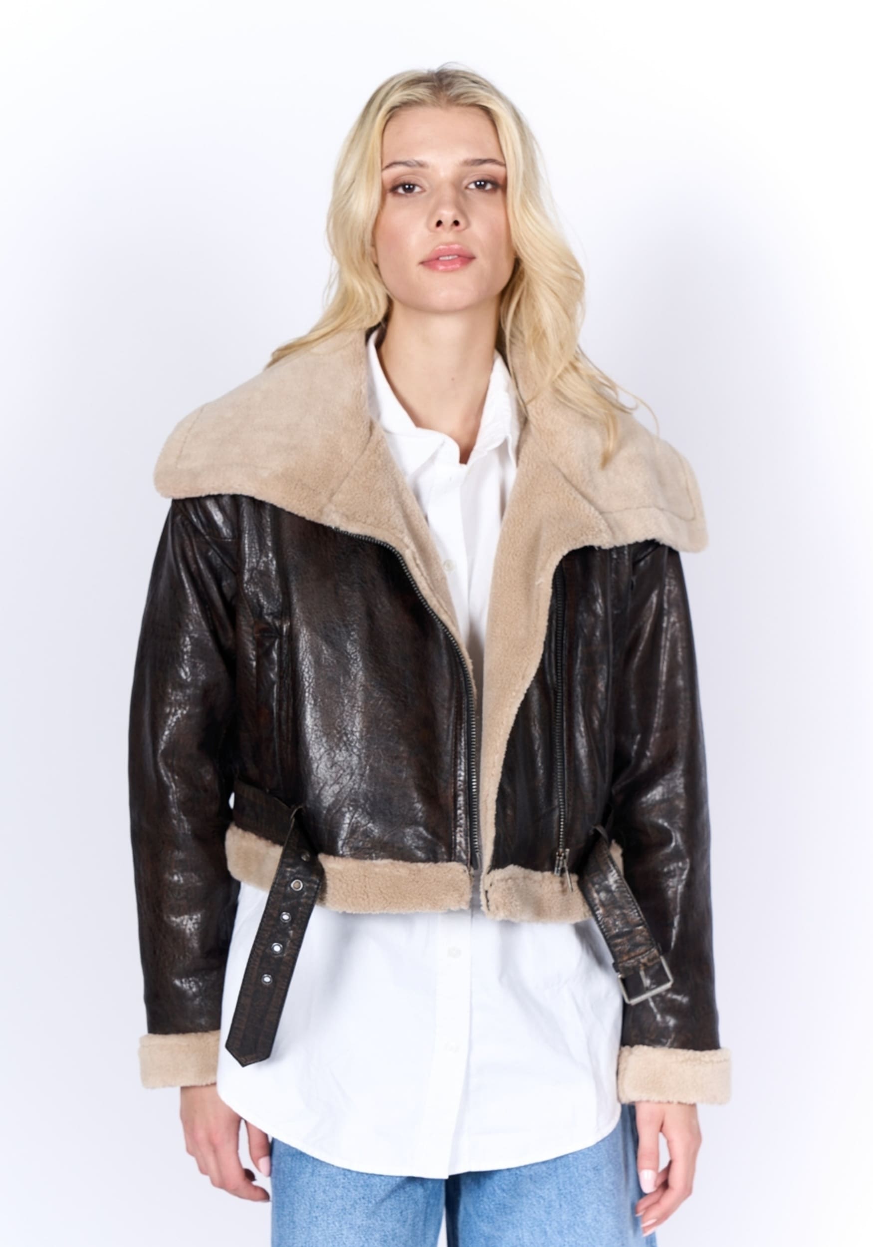 Image of Freaky Nation Lederjacke "Perfect Way-FN"