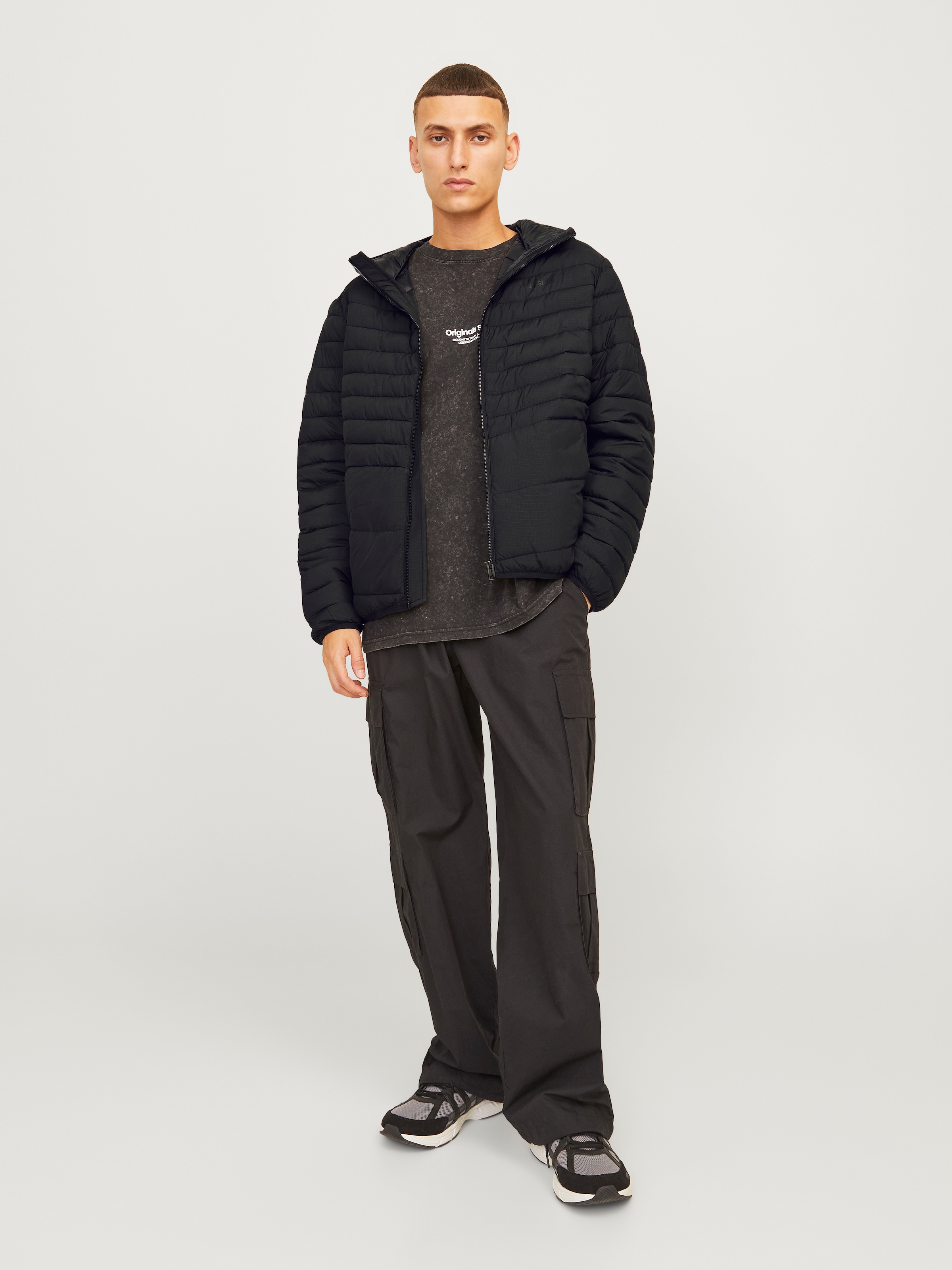 Jack & Jones Steppjacke »JJESTATE PACKABLE PUFFER HOOD NOOS«, mit Kapuze, mit Kapuze