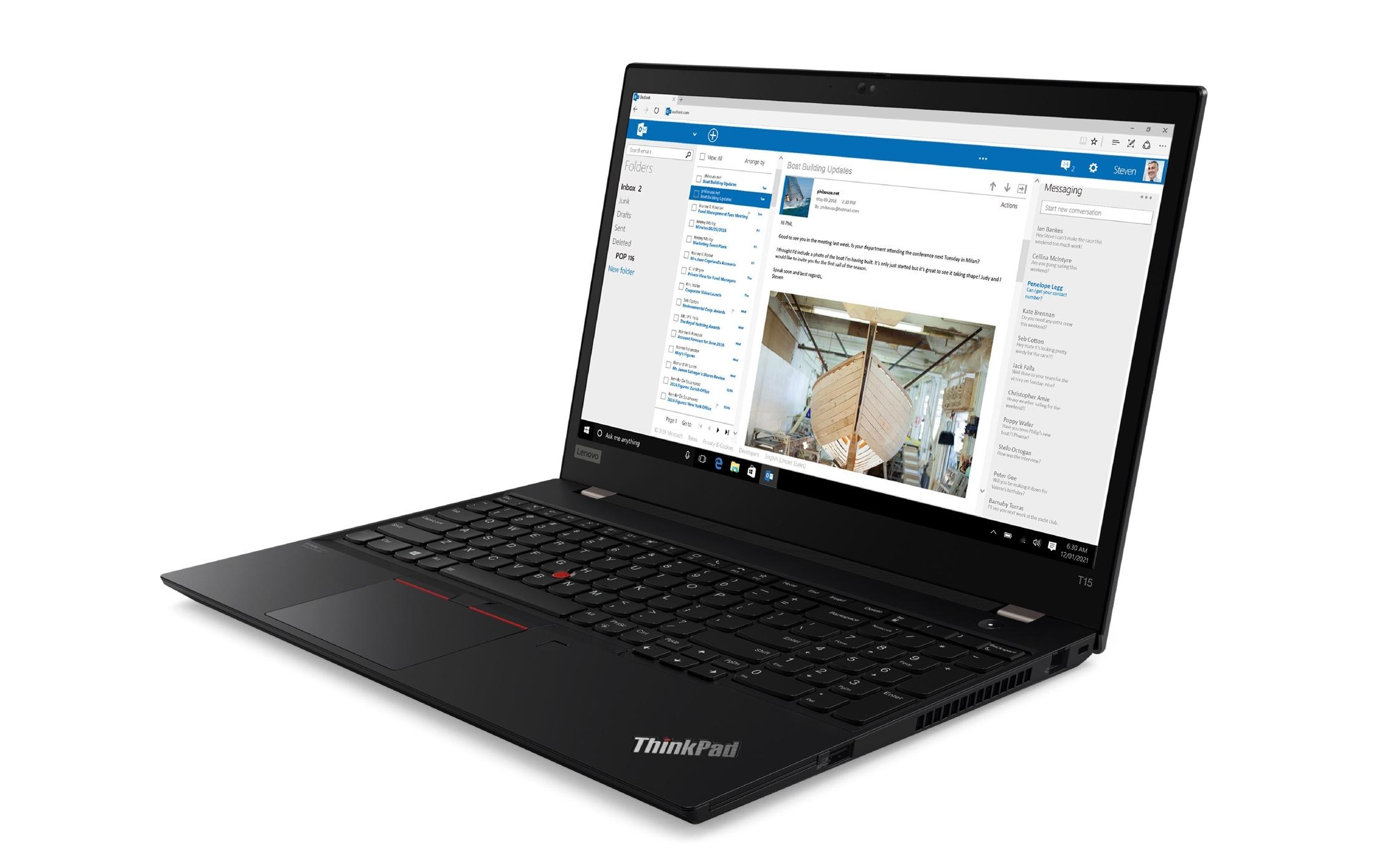 Image of Lenovo Business-Notebook »ThinkPad T15 Gen. 2«, (39,46 cm/15,6 Zoll), Intel, Core i5, Iris Xe Graphics, 256 GB SSD bei Ackermann Versand Schweiz