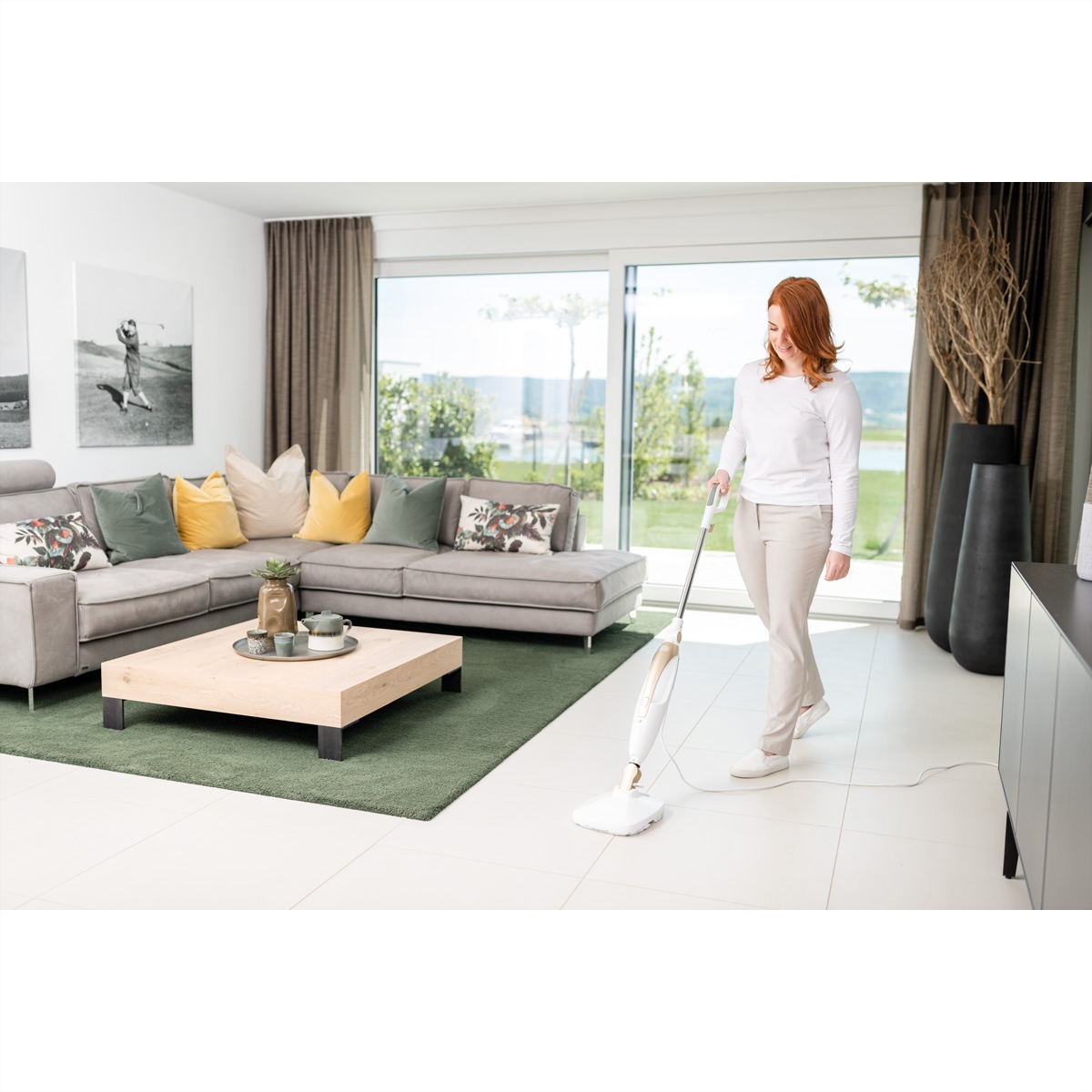 LIVINGTON Staubsauger »Livington Prime SteamScrubber Stabdampfreiniger«