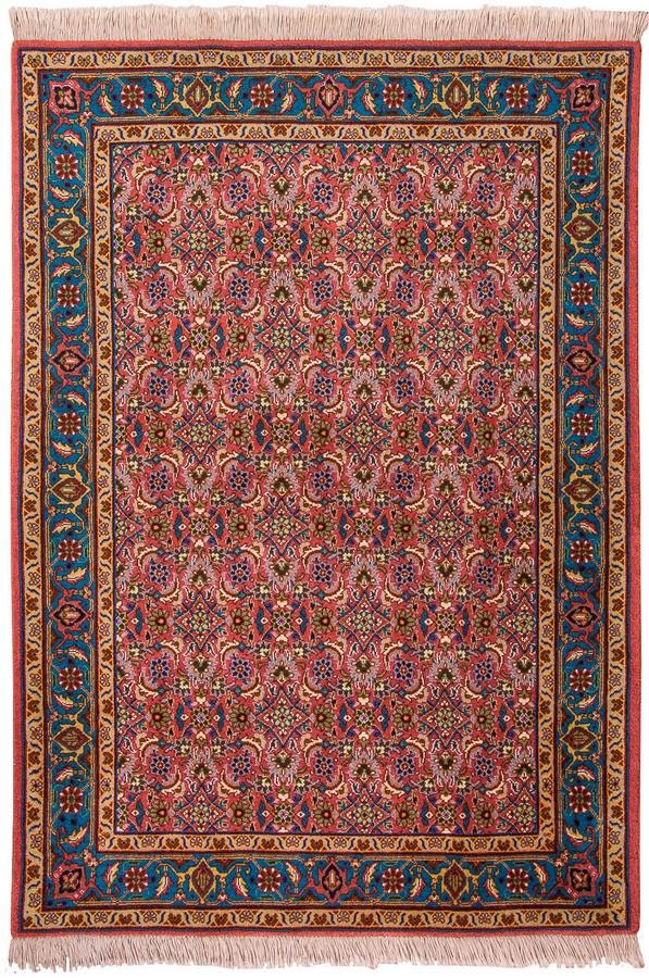 Image of morgenland Teppich »Täbriz 50 Raj Teppich handgeknüpft rost«, rechteckig, 7 mm Höhe, handgeknüpft bei Ackermann Versand Schweiz