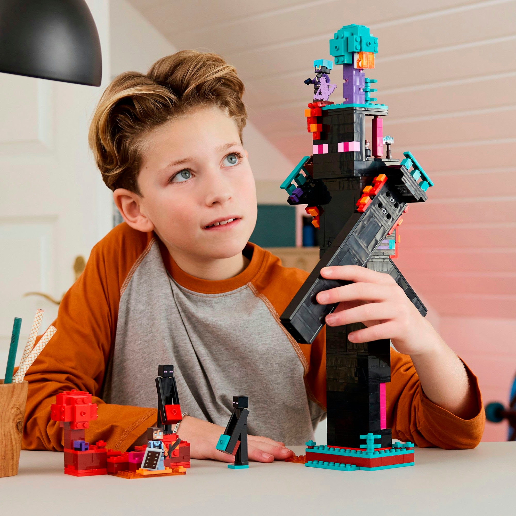 LEGO® Konstruktionsspielsteine »Der Enderman-Turm (21279), LEGO Minecraft« Made in Europe