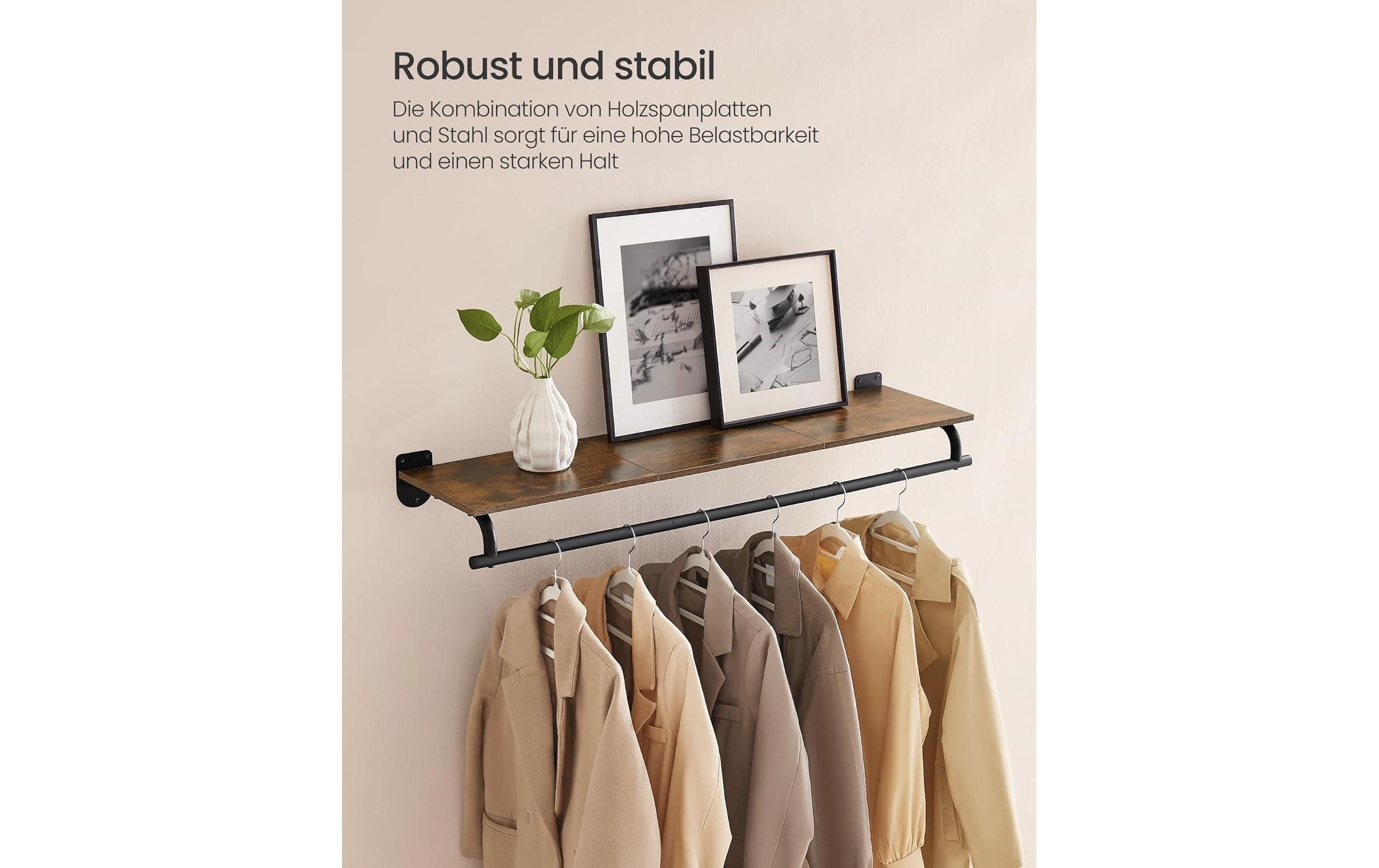 SONGMICS Porte-manteau mural »109 cm x 13,2 cm«