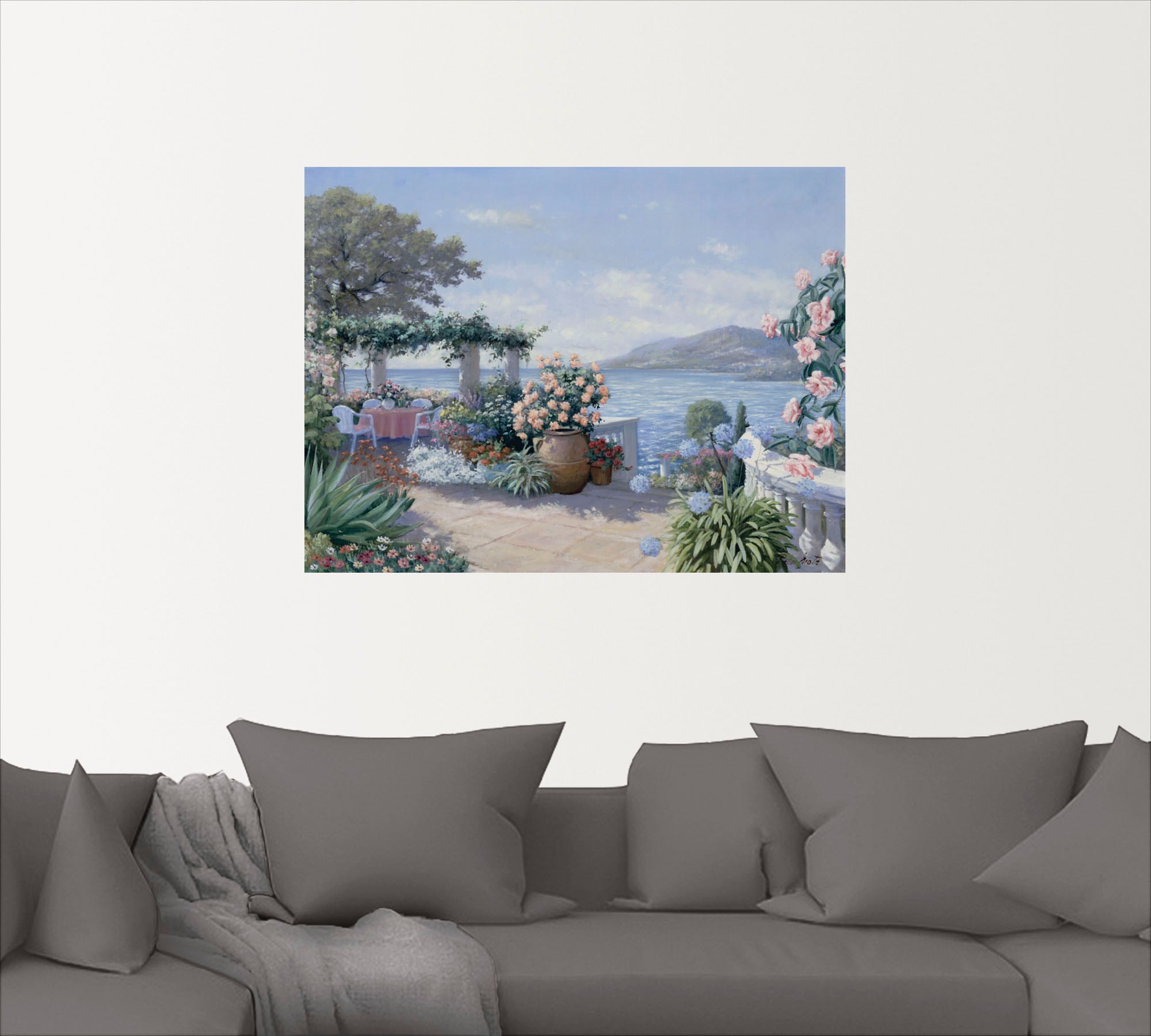 Artland Wandfolie »Grossartige Sicht«, Garten, (1 St.), selbstklebend