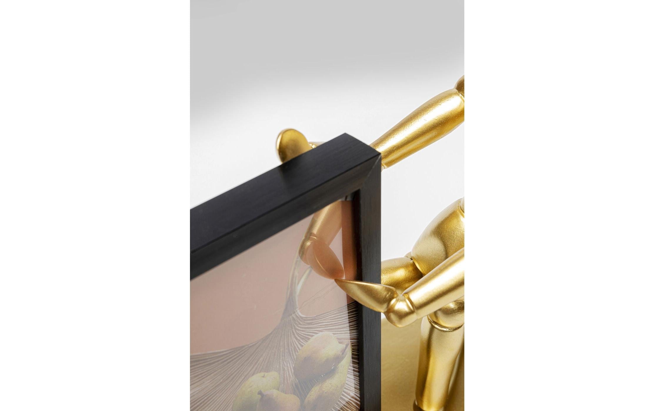 Kare Design Bilderrahmen »Proudly Goldfarben/Schwarz, 10 x 15 cm«