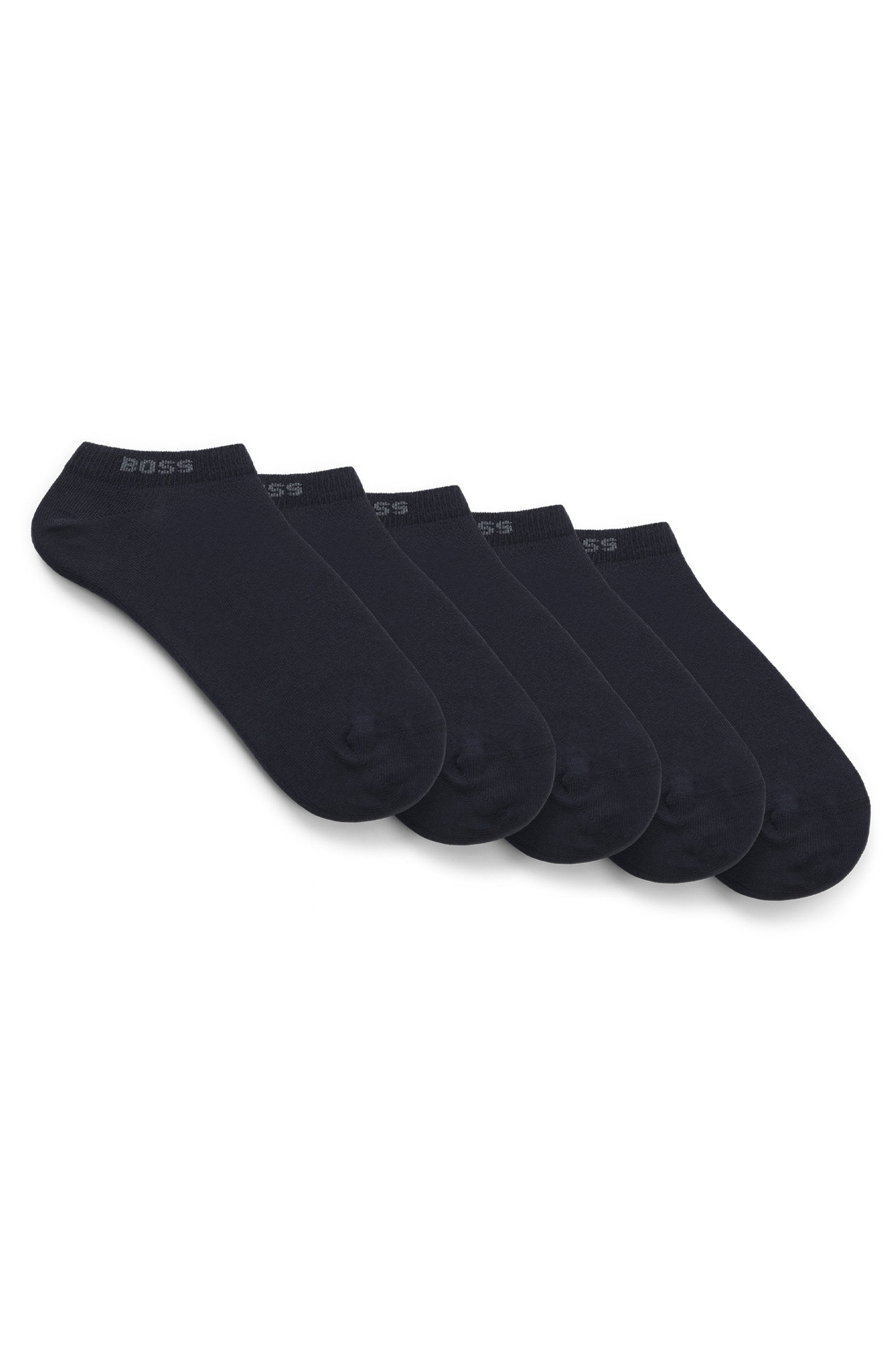 BOSS Sneakersocken »5P AS Uni CC« Packung, 5 Stk. tlg. mit BOSS Label