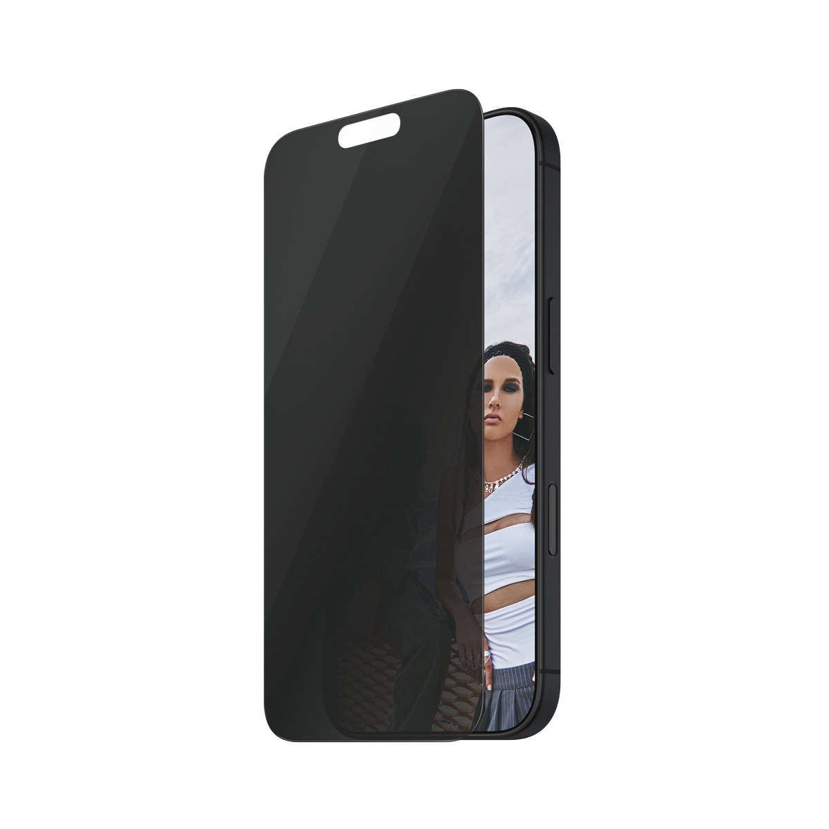 SAFE by PanzerGlass Displayschutzglas »Side-View Privacy Screen Protection«, für Apple iPhone 16 Plus, (1 St.), Displayschutzfolie, Schutzfolie, Bildschirmschutz, kratz- & stossfest