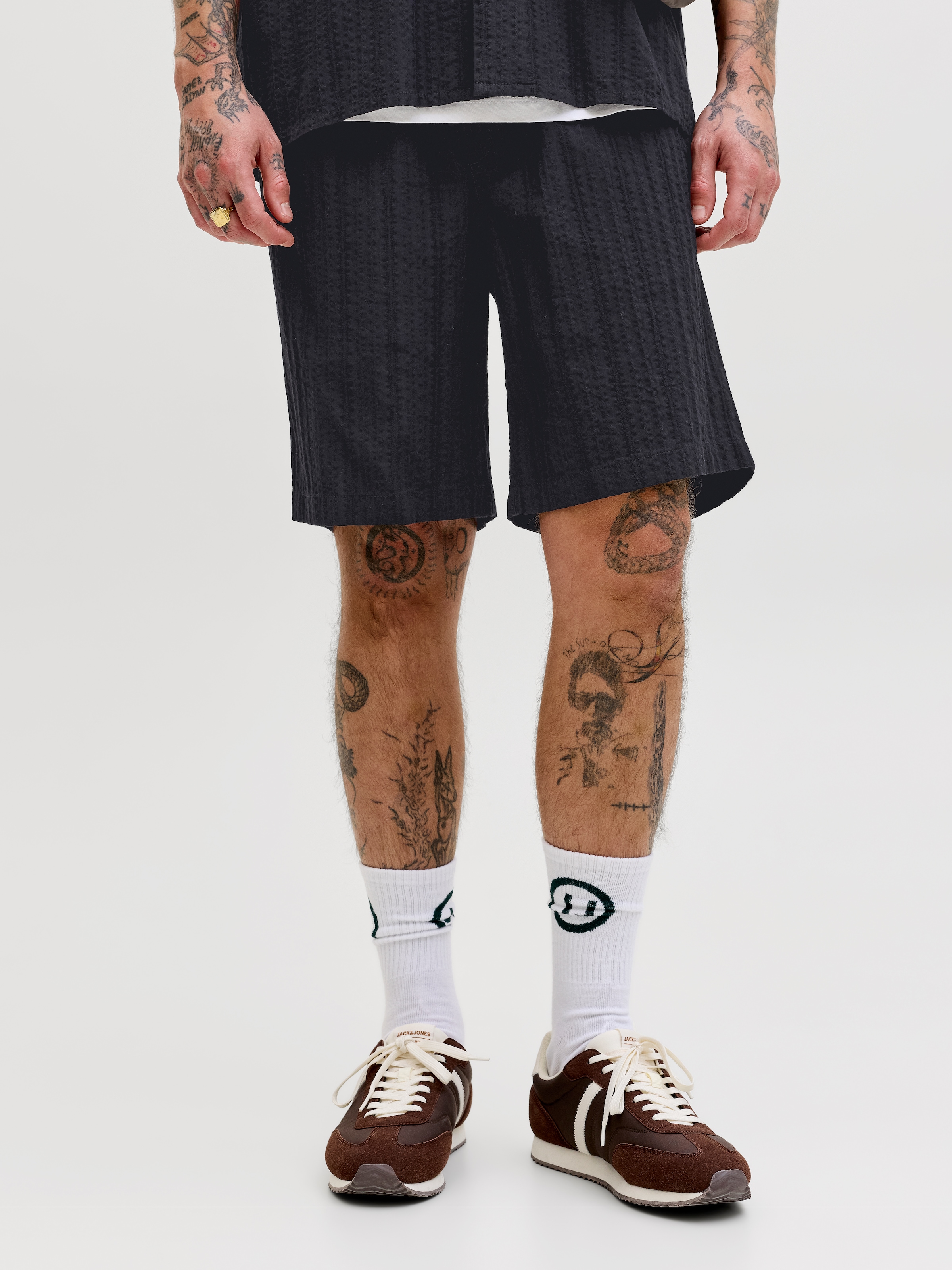 Image of Jack & Jones Shorts "JPSTJAIDEN TYSON JOGGER SHORT SRT SN" Baumwolle, regular fit