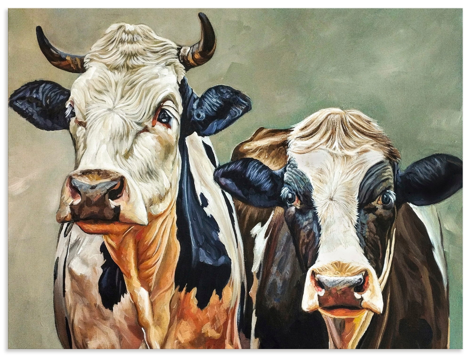Image of Artland Wandbild "Moo-Ment" Kuhbilder 1 Stk. tlg. als Alubild, Leinwandbild, Poster, Wandaufkleber in verschied. Grössen