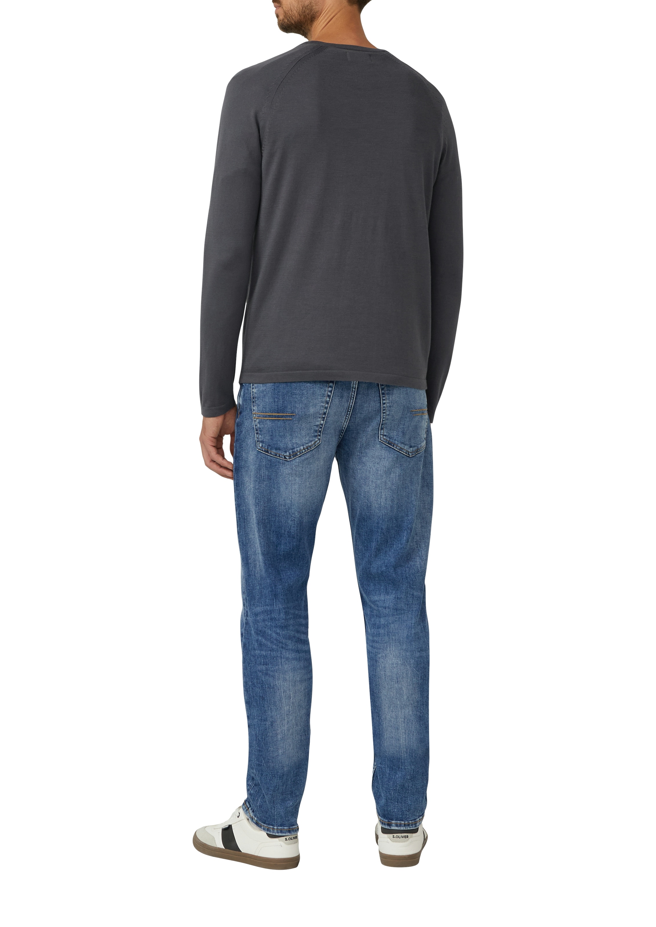 s.Oliver Pull à col rond mit Raglanärmeln