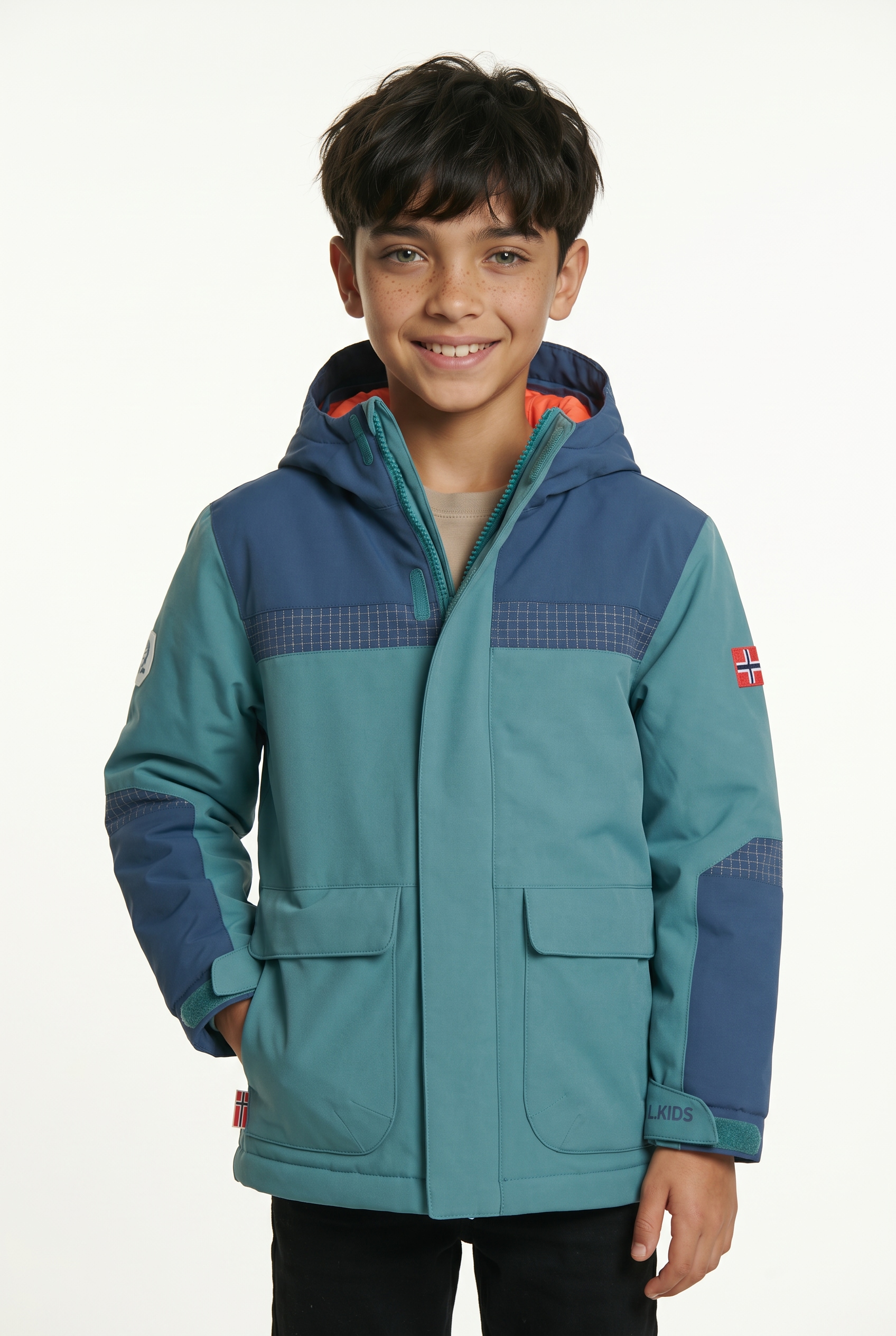 Image of TROLLKIDS Winterjacke "KIDS FINNMARK JACKET XT" sportlich, aus Polyamid und Polyester, wasserdicht, winddicht