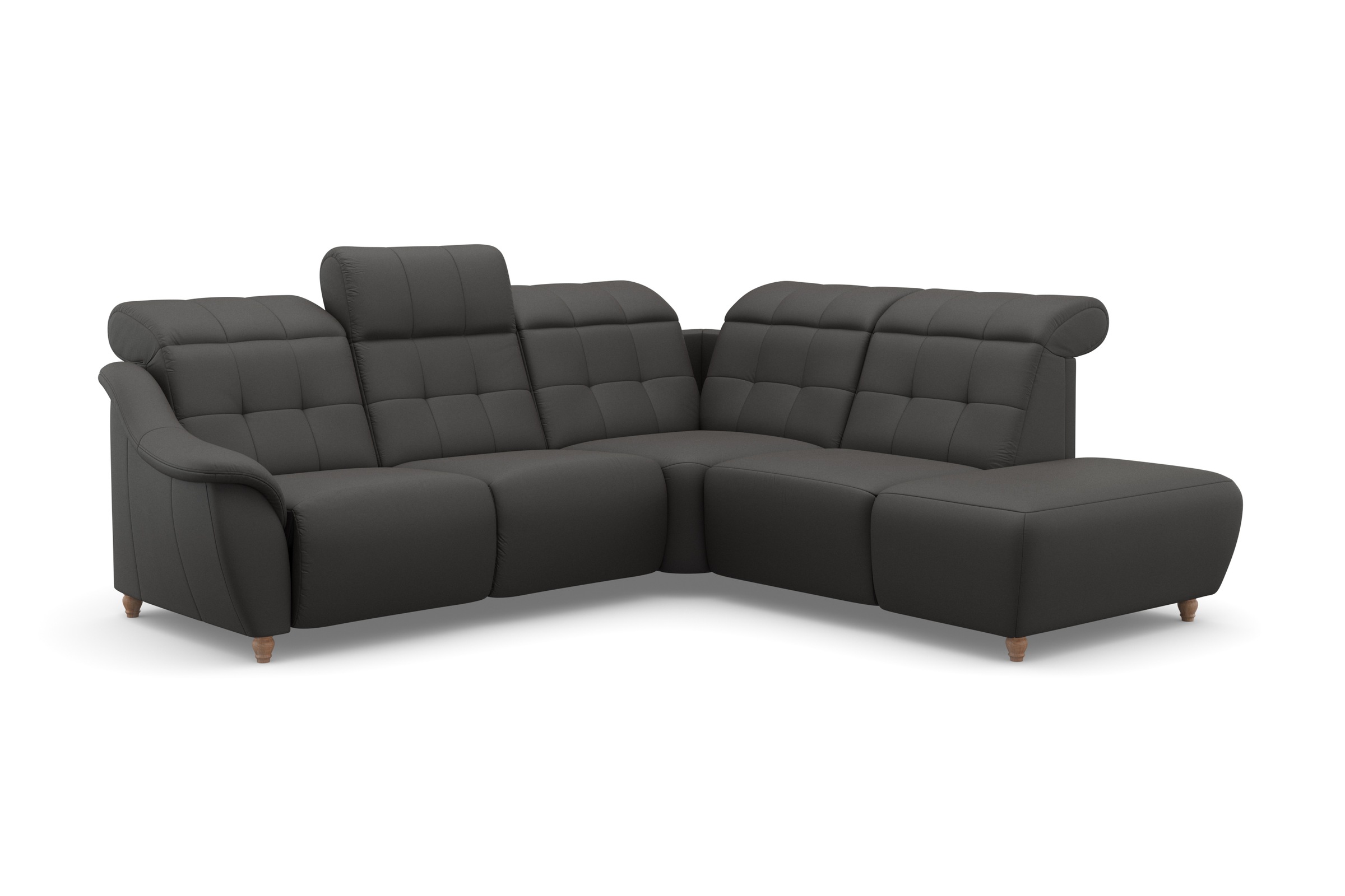 Home affaire Ecksofa »Boston L-Form«, Kopfteilverstellung an jeder Sitzfläche, wahlweise Relaxfunktion