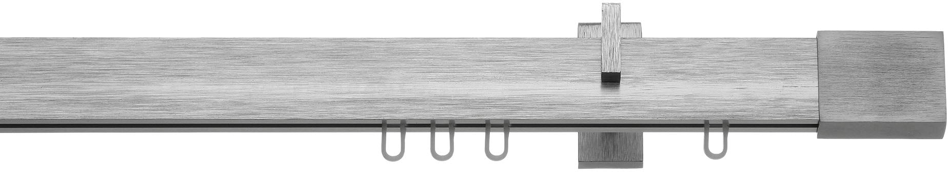 Image of indeko Gardinenstange "Inline" 1 läufig-läufig Fixmass Innenlauf Komplett-Set inkl. Gleitern und Montagematerial