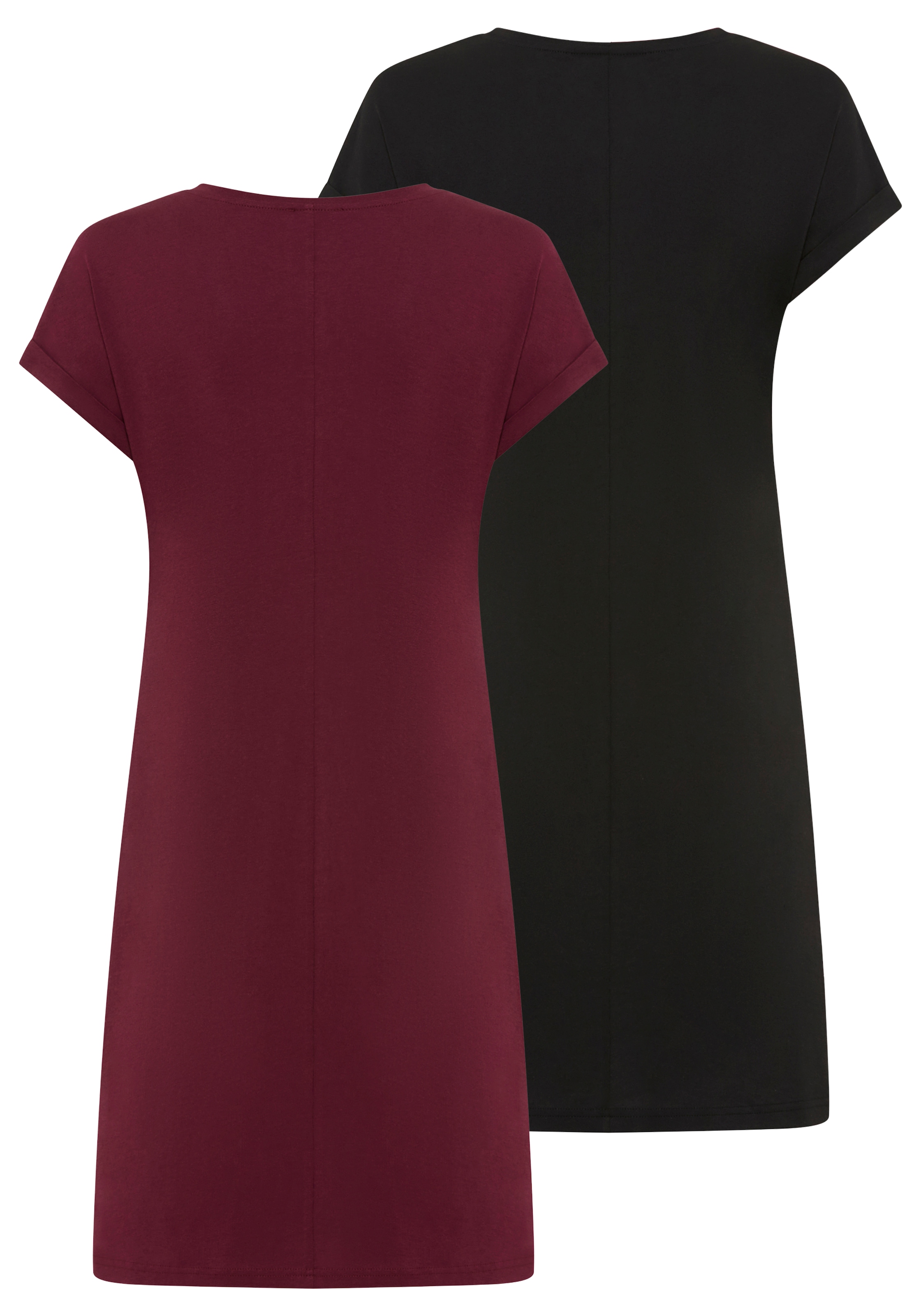 Flashlights Robe t-shirt 2er-Pack,  aus Single Jersey, figurumspielende Passform, perfektes Basic, Sparset