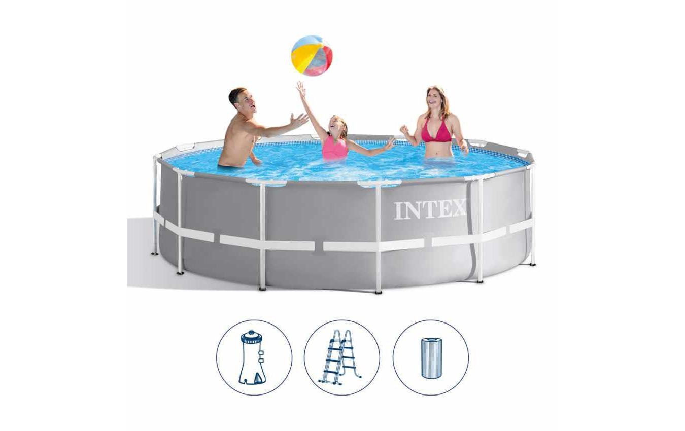 Intex Framepool »Prism Frame Set 366 x 99«, Inkl. Sicherheitsleiter