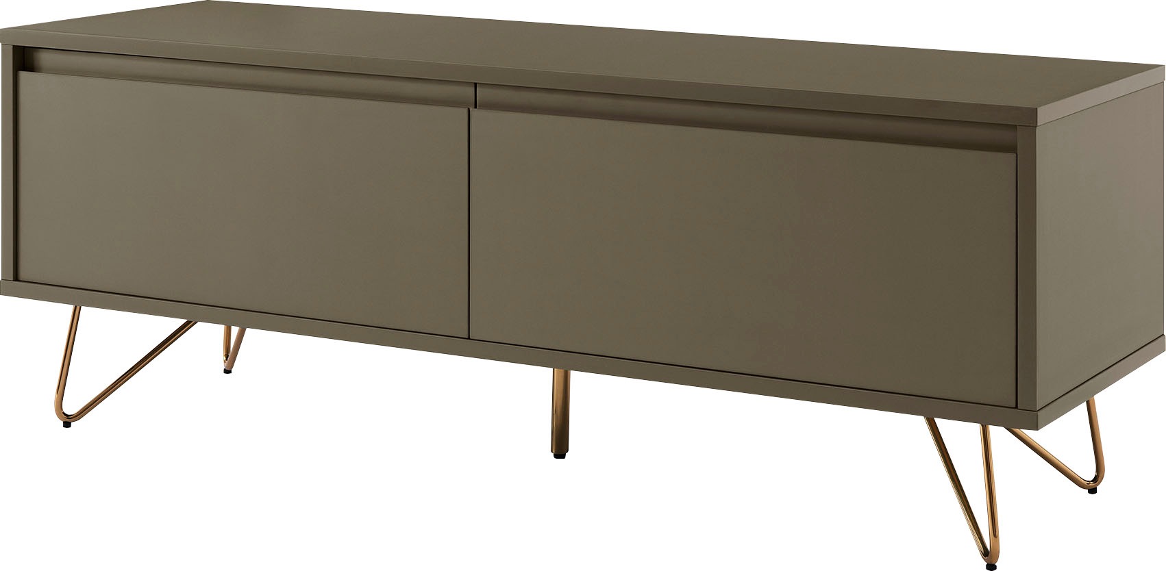 Image of SalesFever Lowboard, mit Hairpin Beinen, modernes TV-Board, Fernsehschrank mit Klappendämpfer bei Ackermann Versand Schweiz