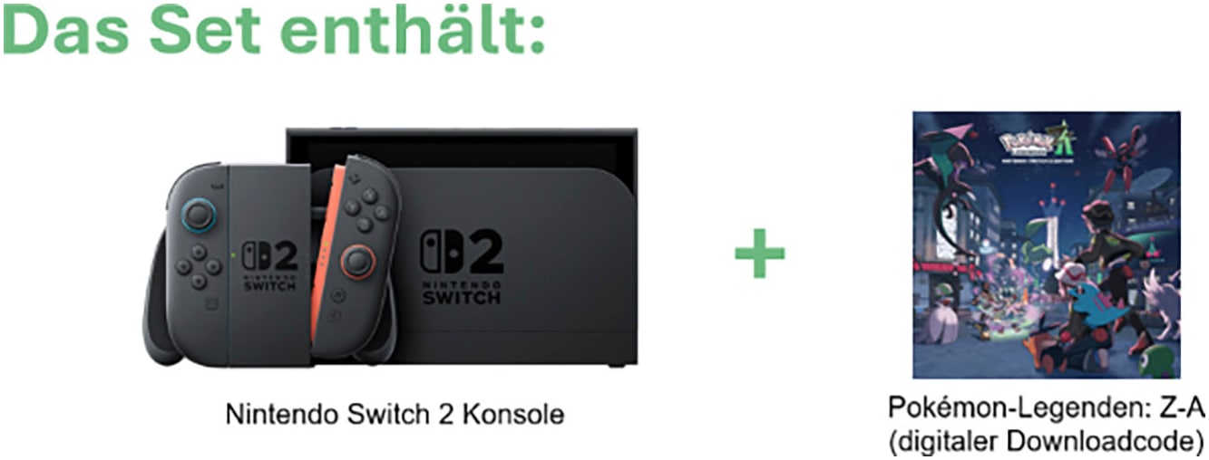 Nintendo Switch 2 Set de consoles »Switch 2 + Pokemon-Legenden: Z-A« 256 GB