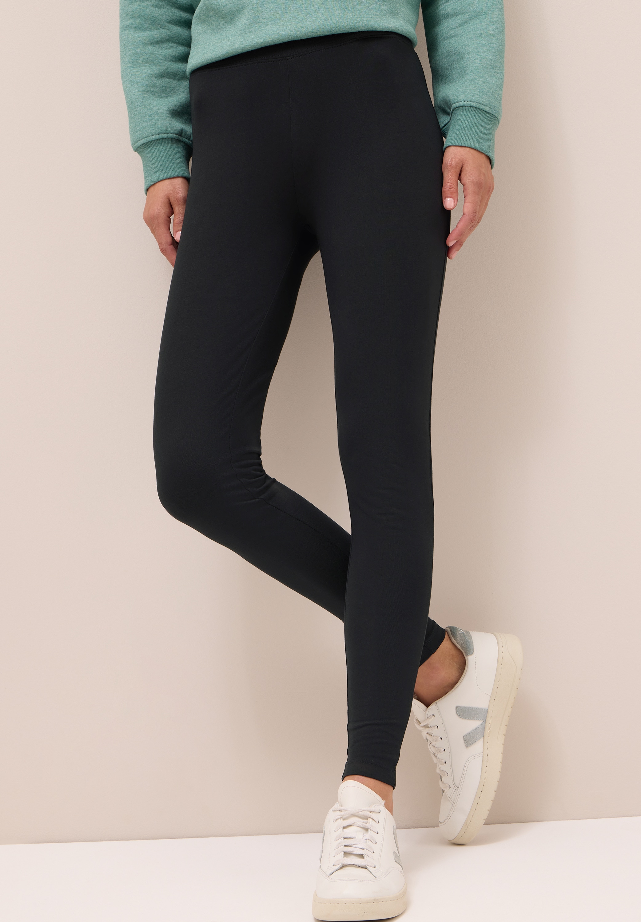 Cecil Leggings, in softer Baumwollqualität, elastisch
