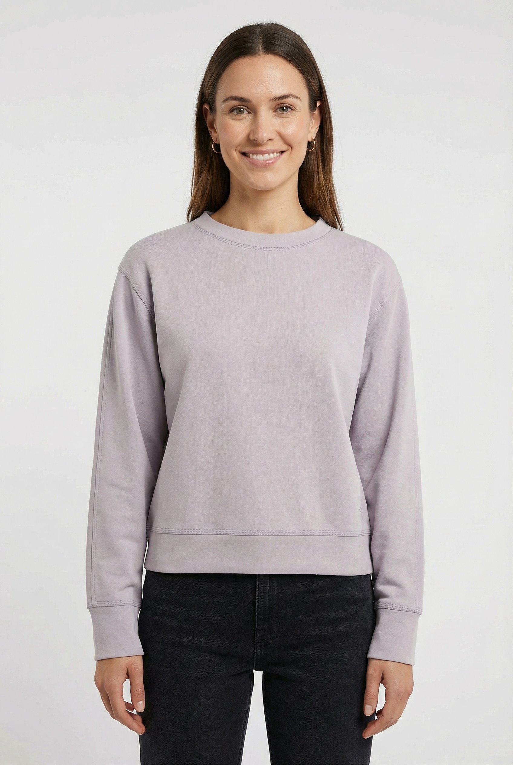 Image of BOSS ORANGE Sweater "Exandra Premium Damenmode", mit Kellerfalte am Rücken, Relaxed Fit