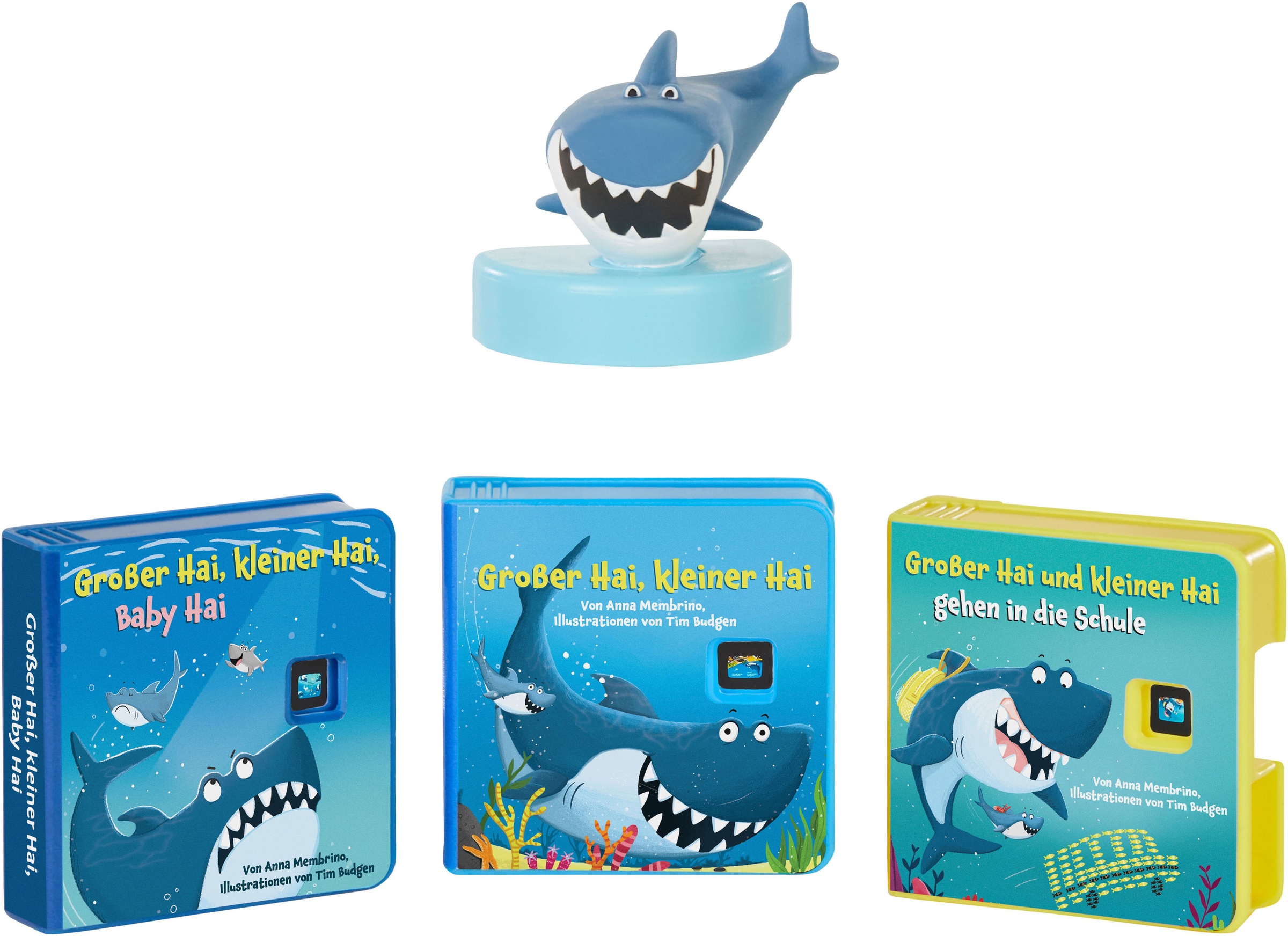 Image of Little Tikes Hörspielkassette "Story Dream Machine, Grosser Hai, Kleiner Hai Familien-Kollektion" passend für Story Dream Machine