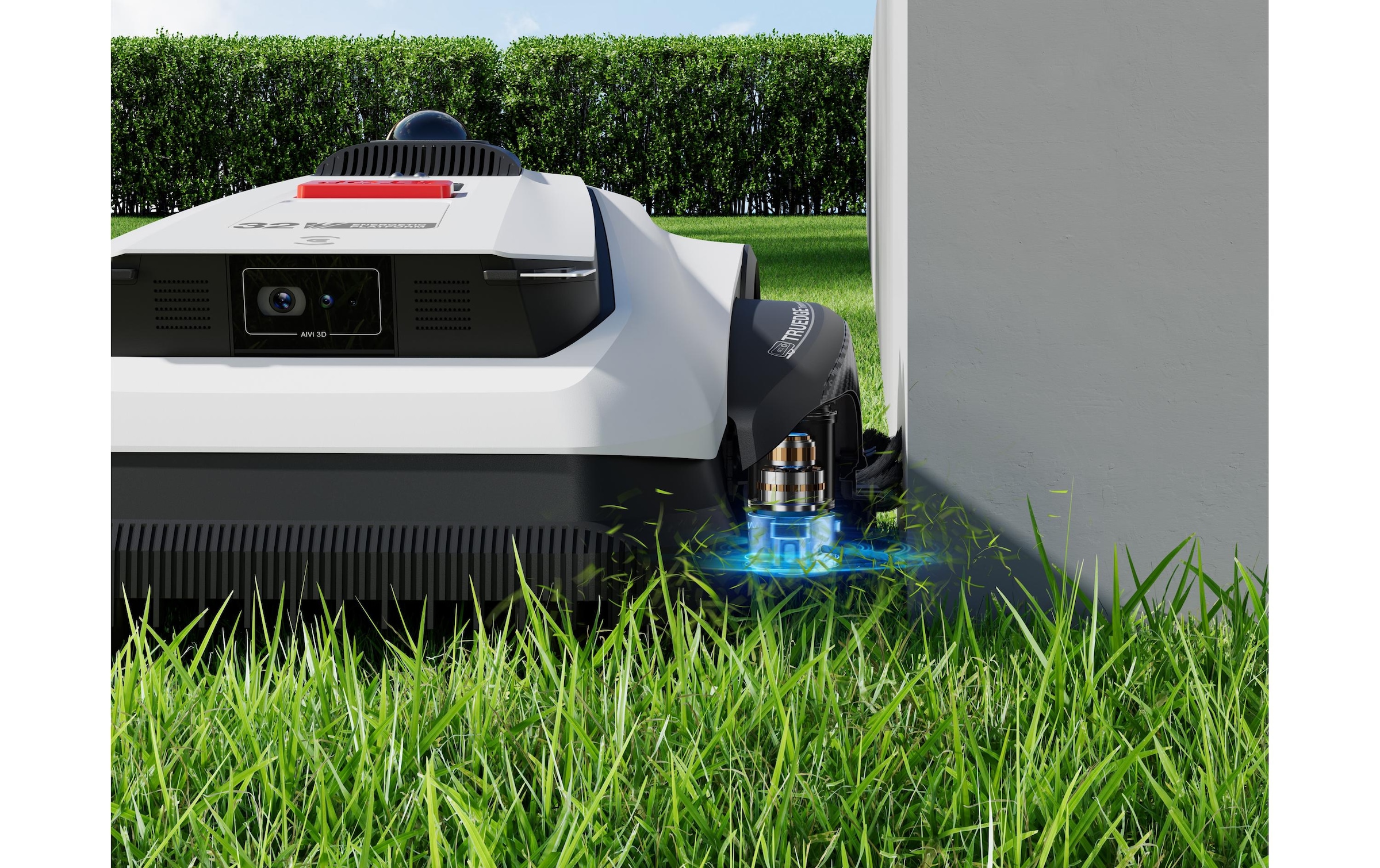ECOVACS Rasenmähroboter »GOAT A1600 LiDAR PRO« Mäheffizienz von 400 m²/h, Trimmer (8500 rpm),   Dual-LiDAR Navigation, leistungsstarker 32-V Energieplattform