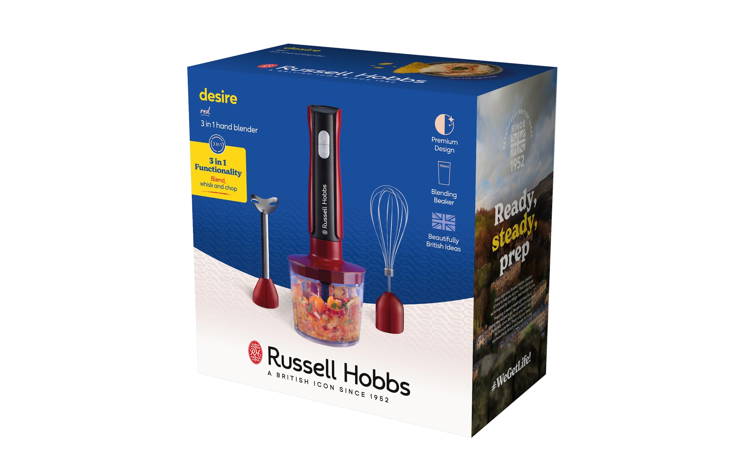 RUSSELL HOBBS Stabmixer »Desire 3 in 1«, 500 W