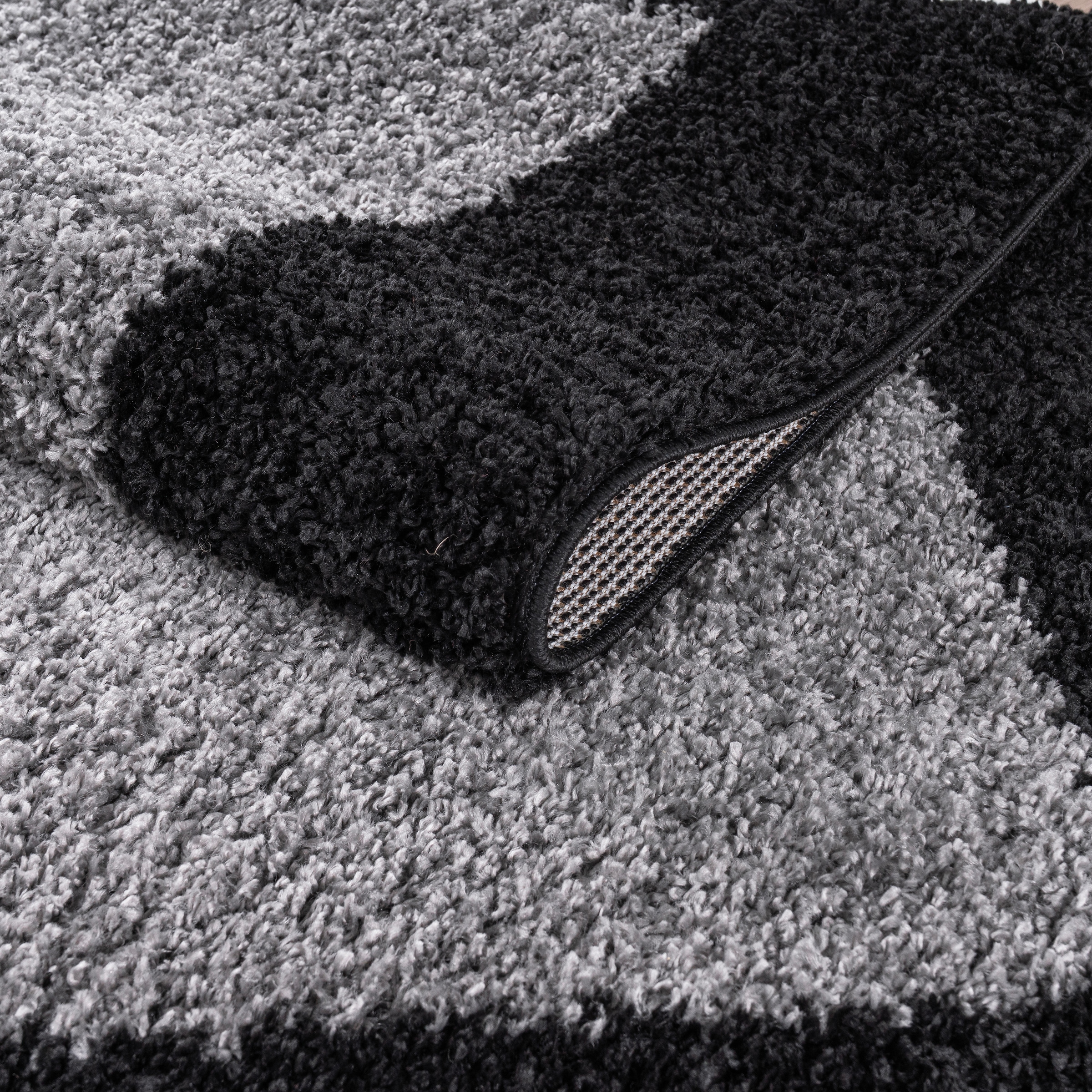 GOODproduct Hochflor-Teppich »Liams« rechteckig 30 mm Höhe mit Bordüre, besonders weich und kuschelig, Wohnzimmer, Schlafzimmer