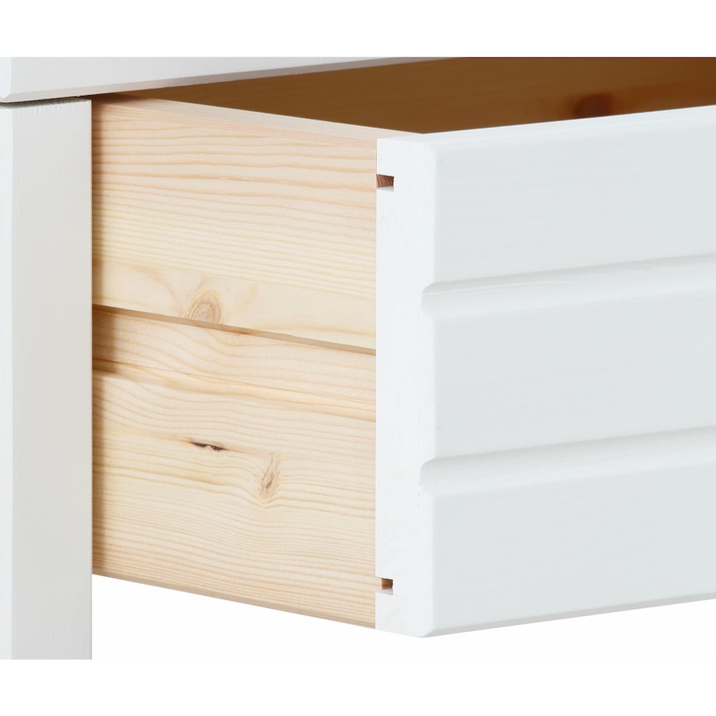 Home affaire Nachttisch »"CAPRE"«, zertifiziertes Massivholz, pflegeleichte Oberfläche,Schublade