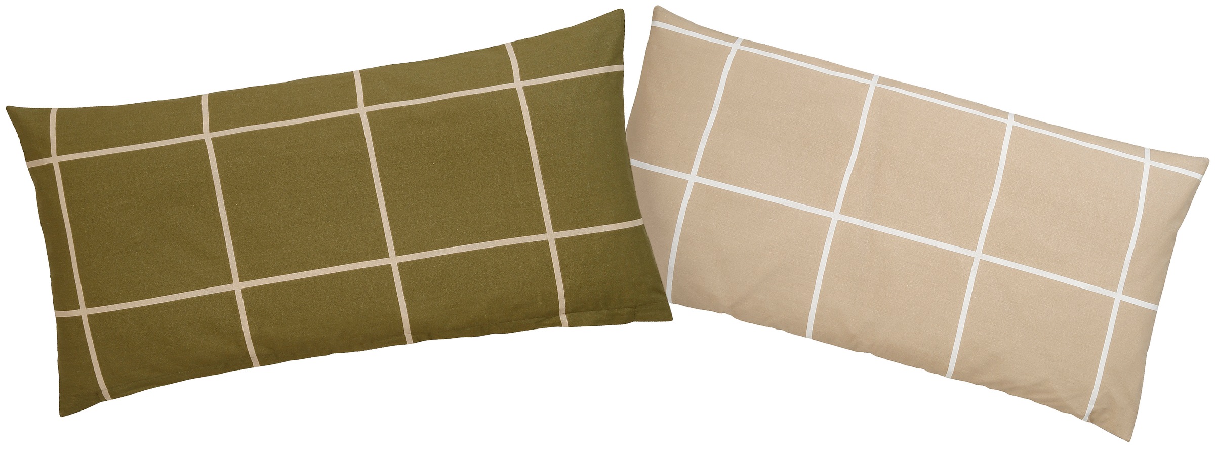 Image of GOODproduct Kissenbezüge »Anna 2«, (2 St.), Kissenhülle für Sofa, Bett und Stuhl, Mix&Match Design, Zierkissen, Dekokissen, Grösse 40x40cm, 40x80 cm und 80x80 cm, Obermaterial: 100% Baumwolle bei Ackermann Versand Schweiz