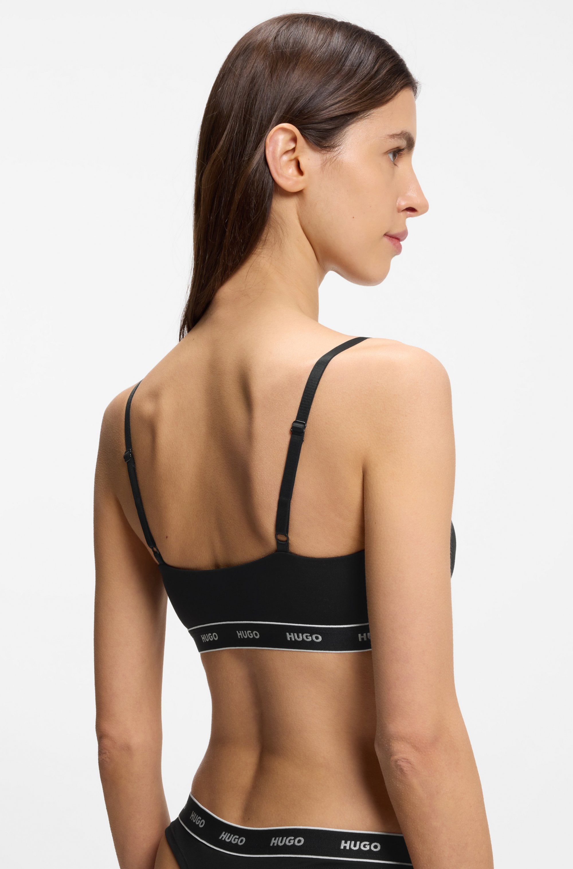 HUGO Underwear Brassière »TWIN BRALETTE DESIGN« 2 ohne Verschluss, ohne Polsterung
