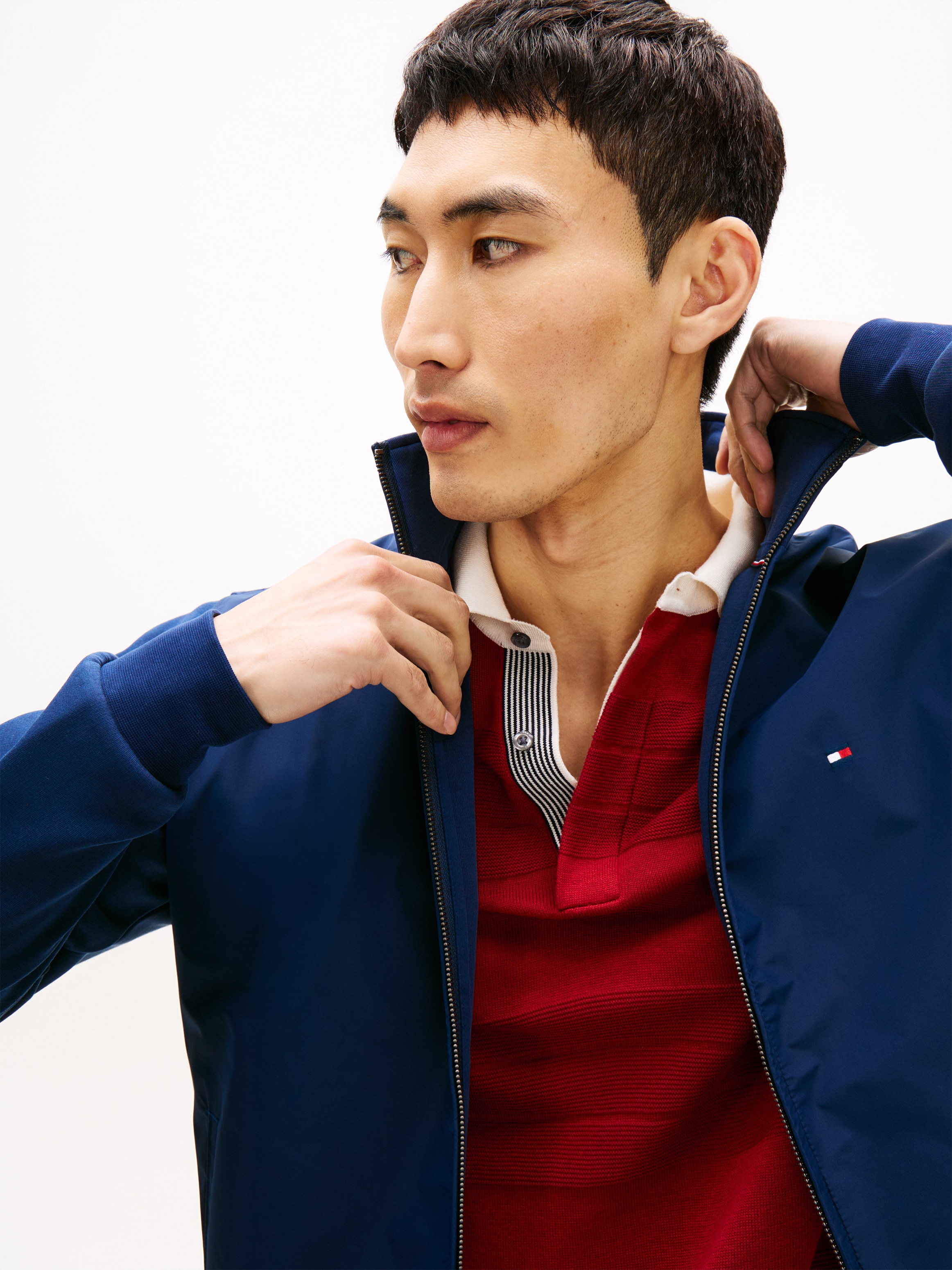 Tommy Hilfiger Veste d'extérieur »ESSENTIAL INTECHNO« sans capuche coupe régulière avec col montant
