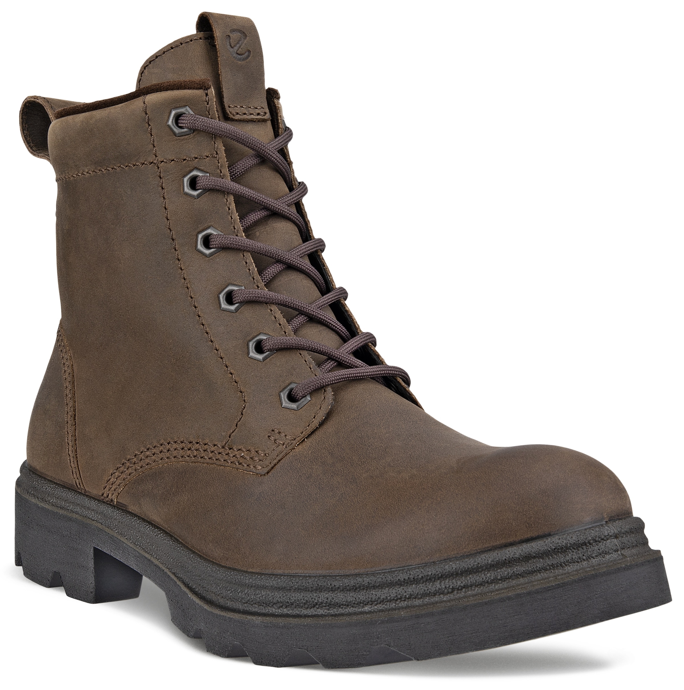 Ecco Schnürboots »GRAINER W«, Stiefelette, Winterboots, Blockabsatz, mit Schurwollfutter