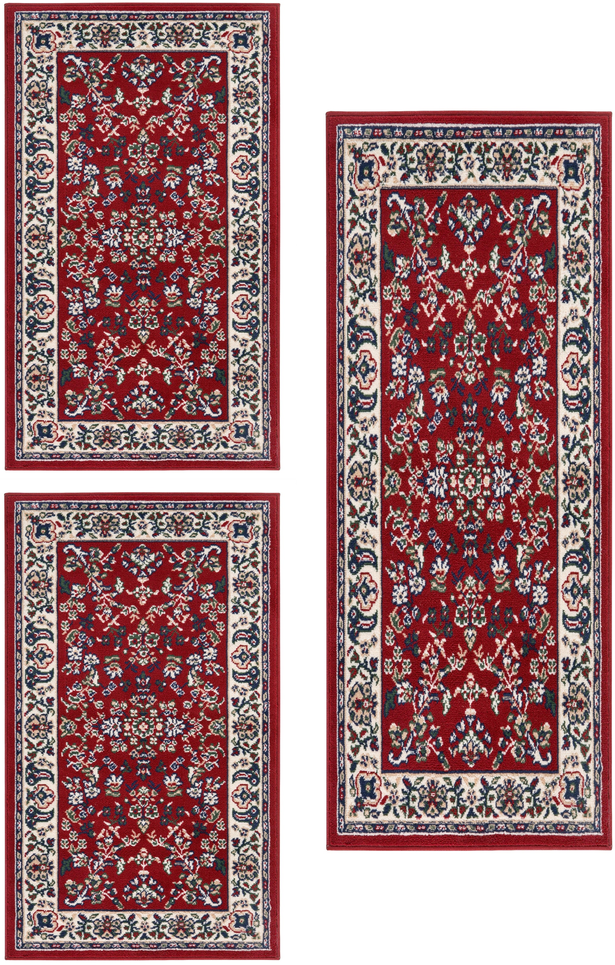 Image of Andiamo Bettumrandung »Orient«, (3 tlg.), Bettvorleger, Läufer-Set für das Schlafzimmer, gewebt, Orient-Optik bei Ackermann Versand Schweiz