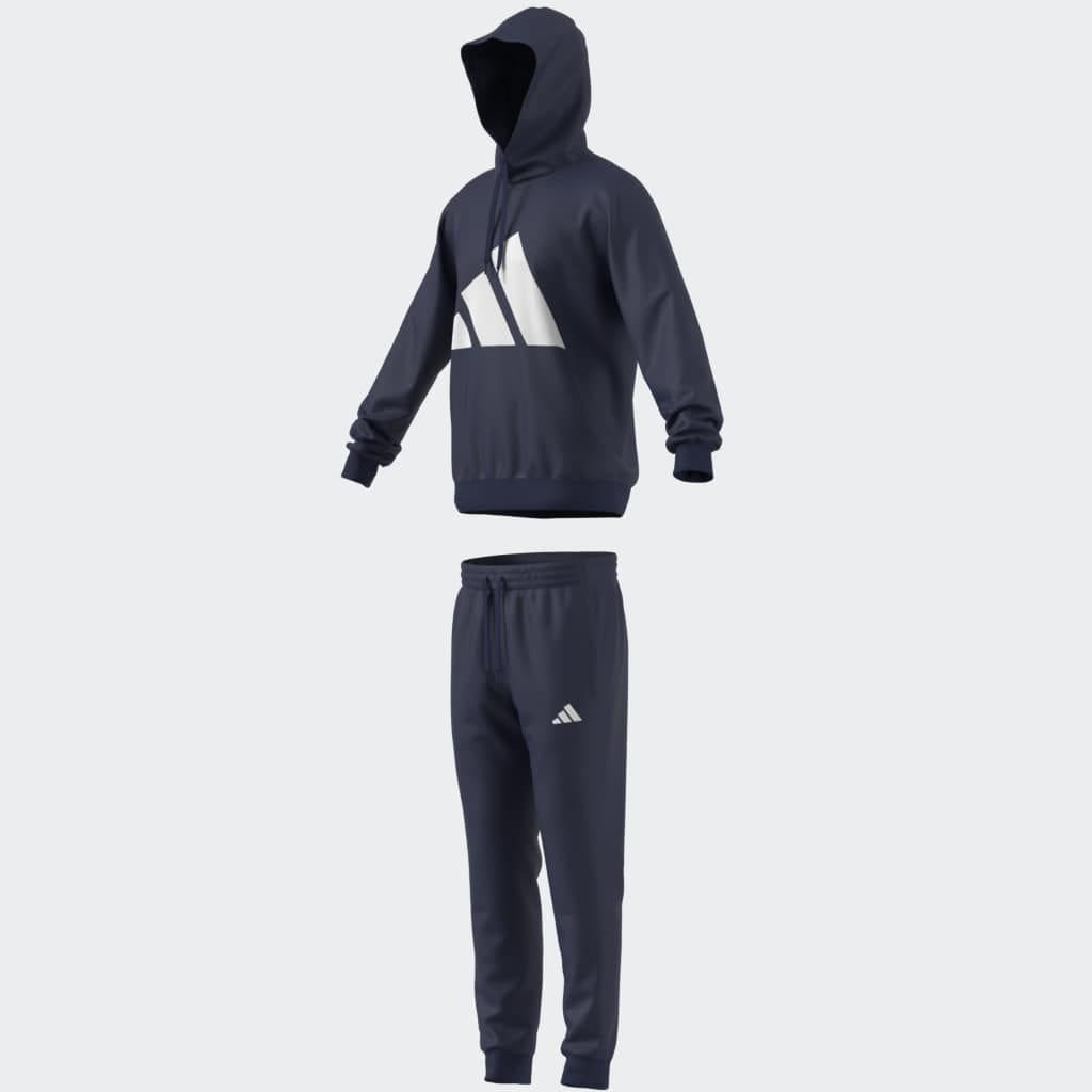 adidas Sportswear Combinaison d'entraînement »M BL FT HD TS«, 2 cuis aus weichem French-Terry-Material, Hoodie
